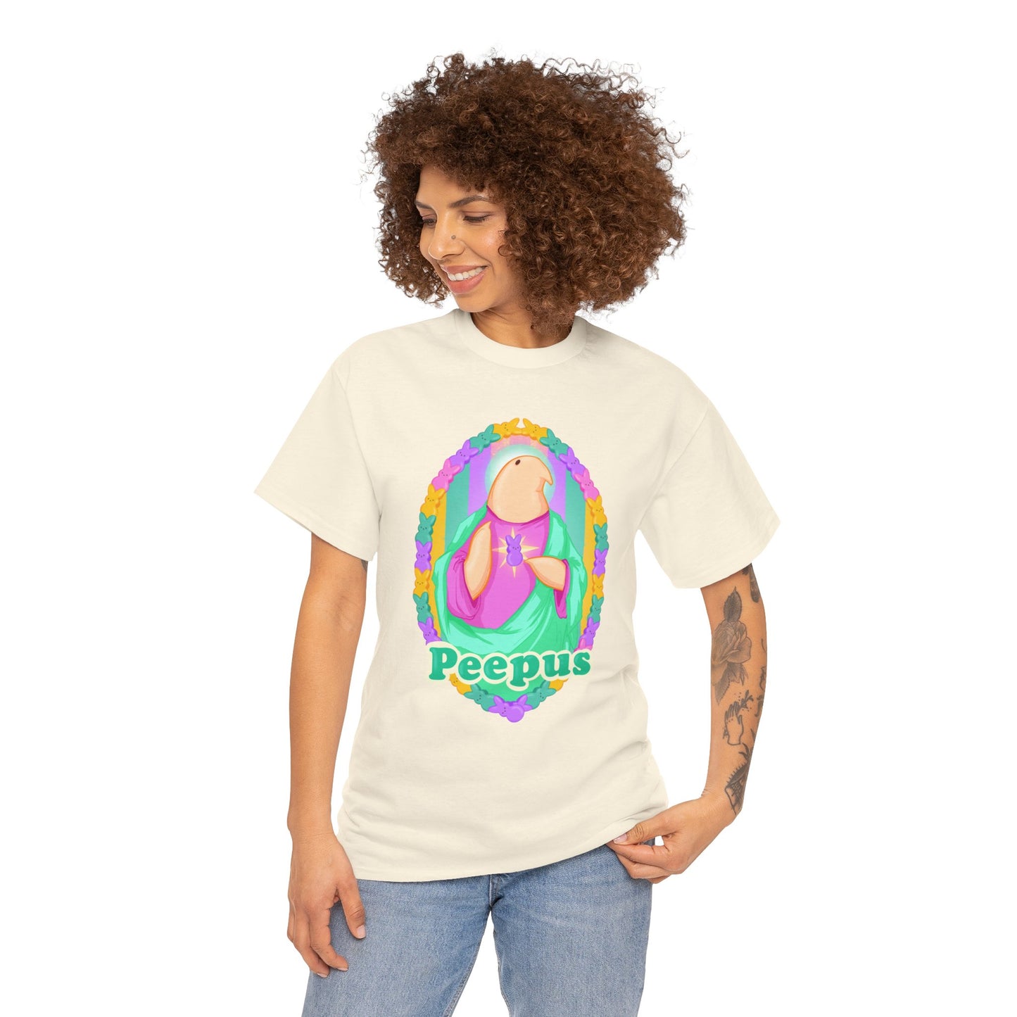 Peepus Unisex Heavy Cotton Tee