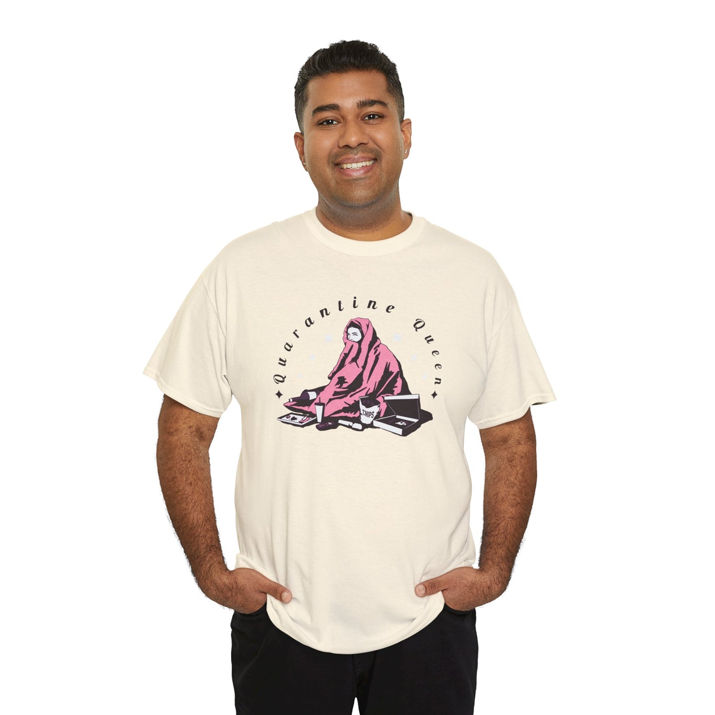 Quarantine Queen Unisex Heavy Cotton Tee