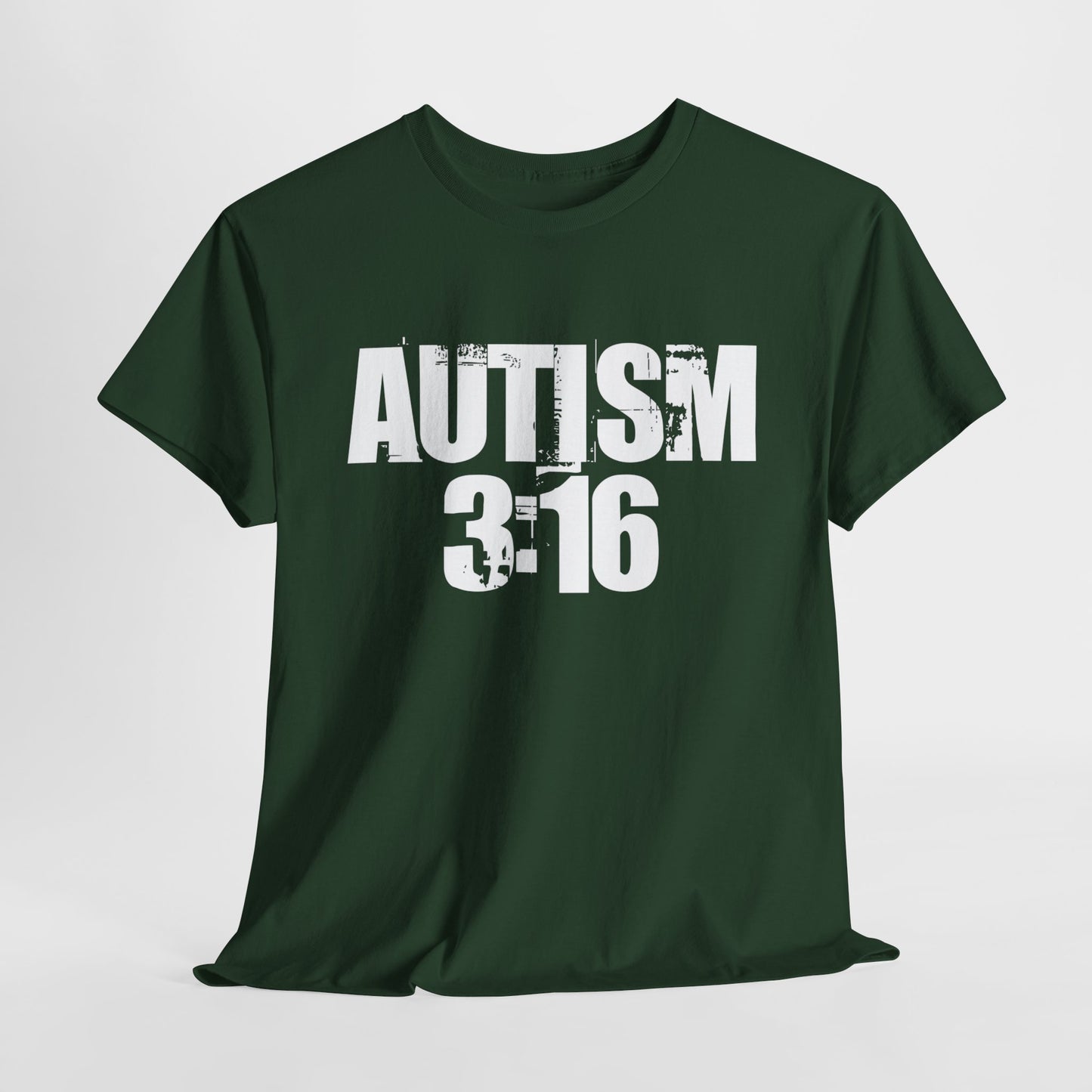 Autism 3:16 Unisex Heavy Cotton Tee