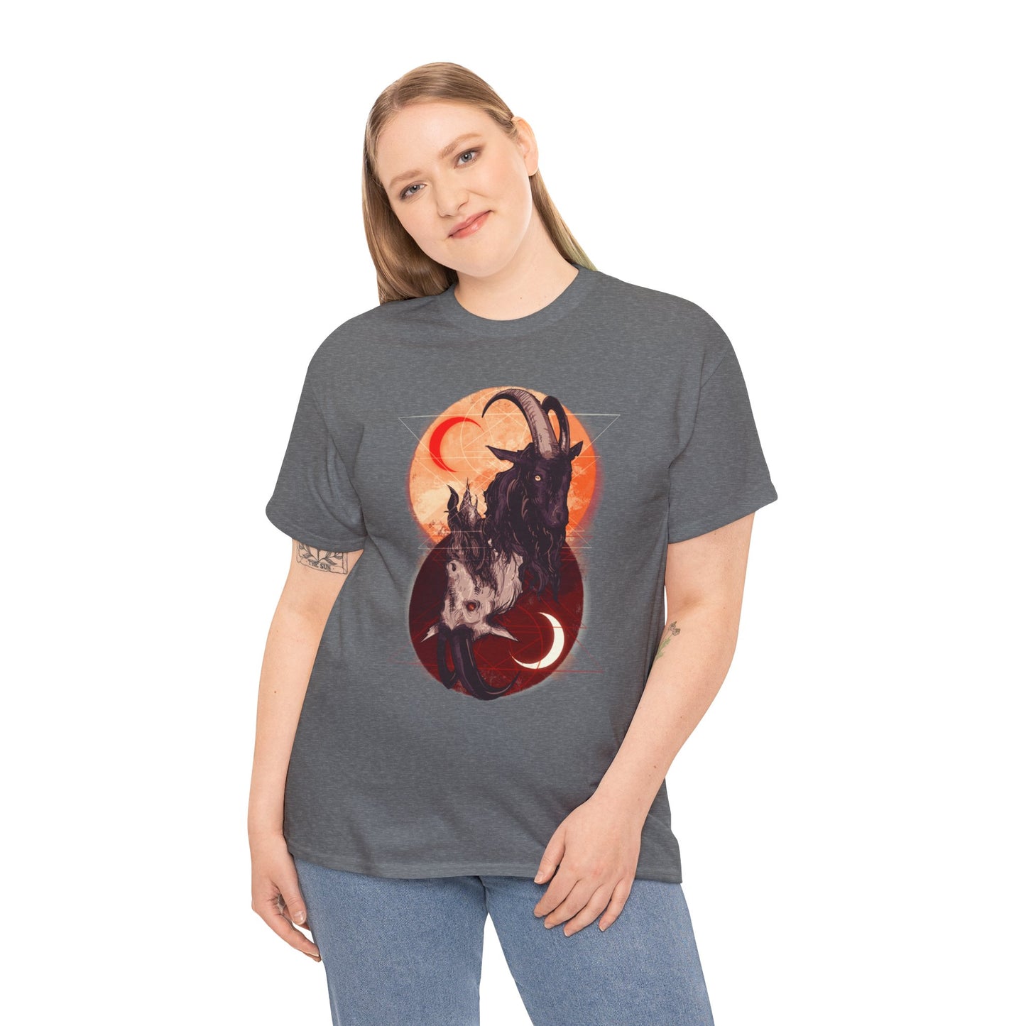 As Above So Below V Unisex Heavy Cotton Tee