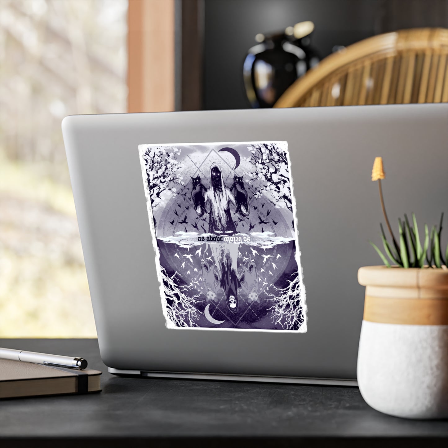 As Above So Below Kiss-Cut Vinyl Decal