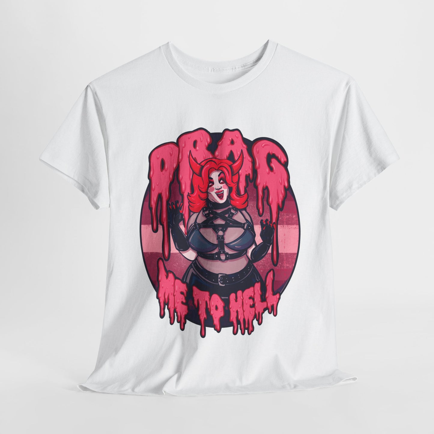 Drag Me To Hell Unisex Heavy Cotton Tee