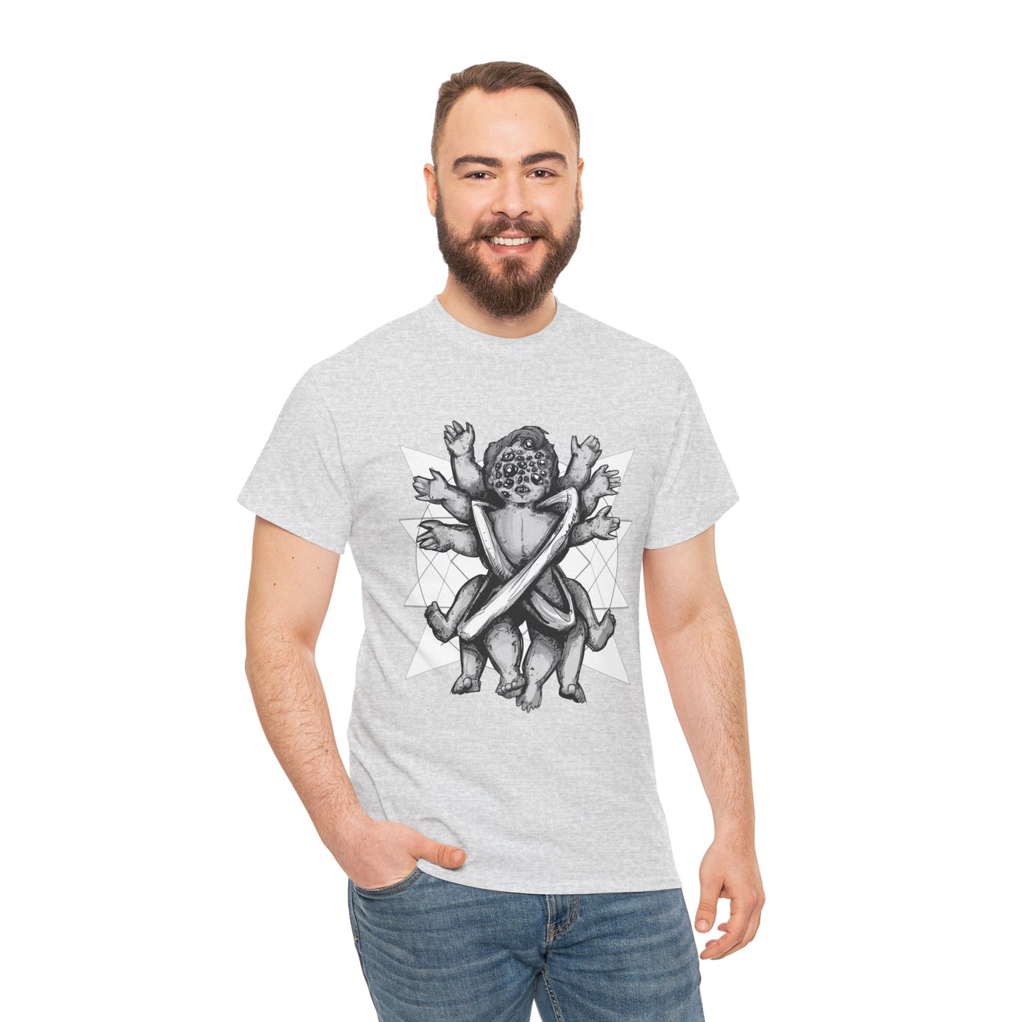Biblically Accurate Baby Jesus Unisex Heavy Cotton Tee