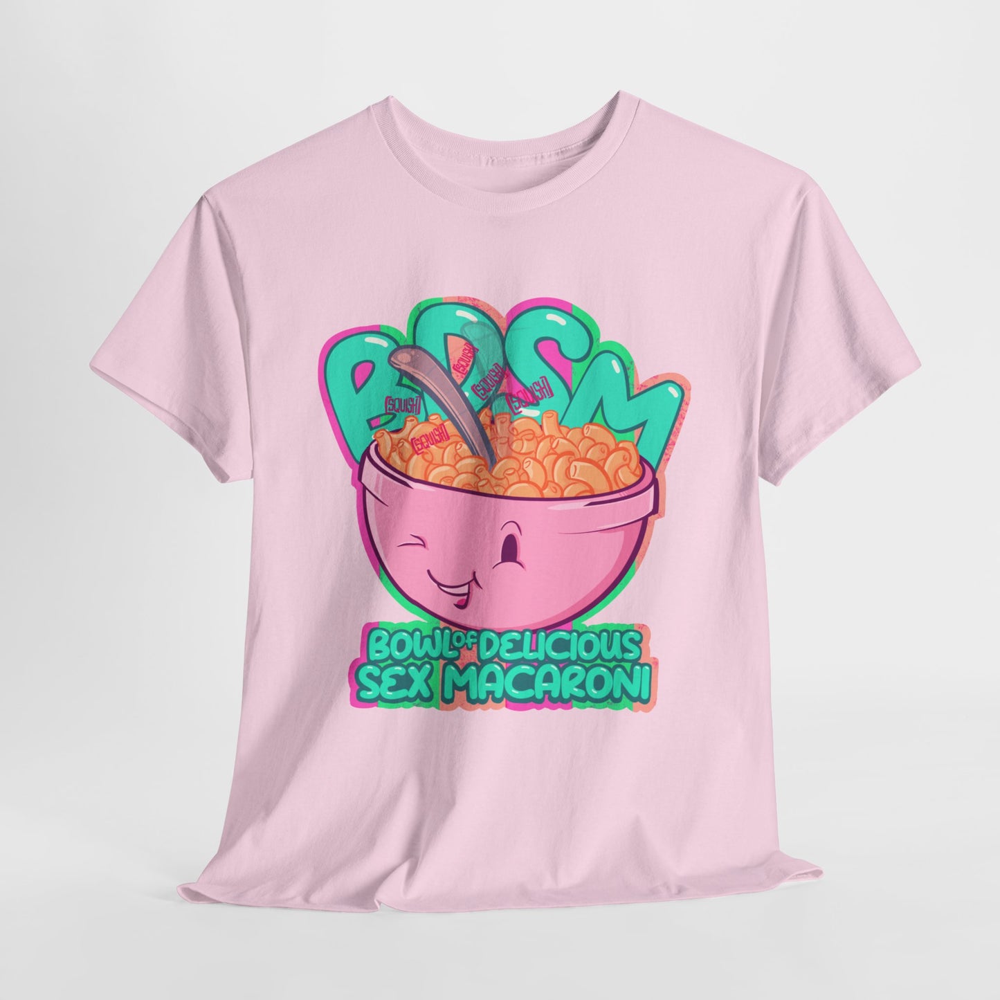 Bowl of Delicious Sex Macaroni Unisex Heavy Cotton Tee