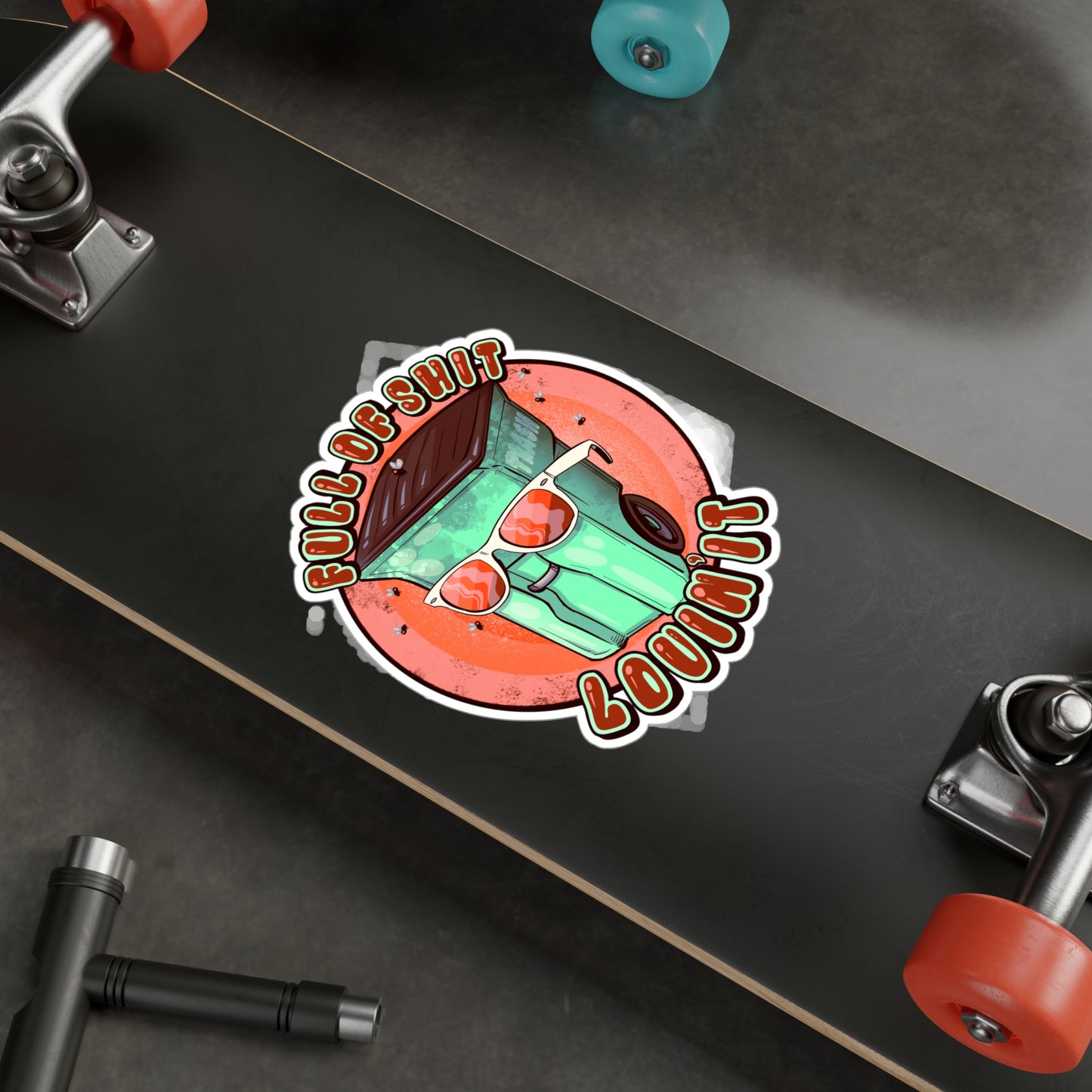 Full Of Shit Kiss-Cut Vinyl Decal