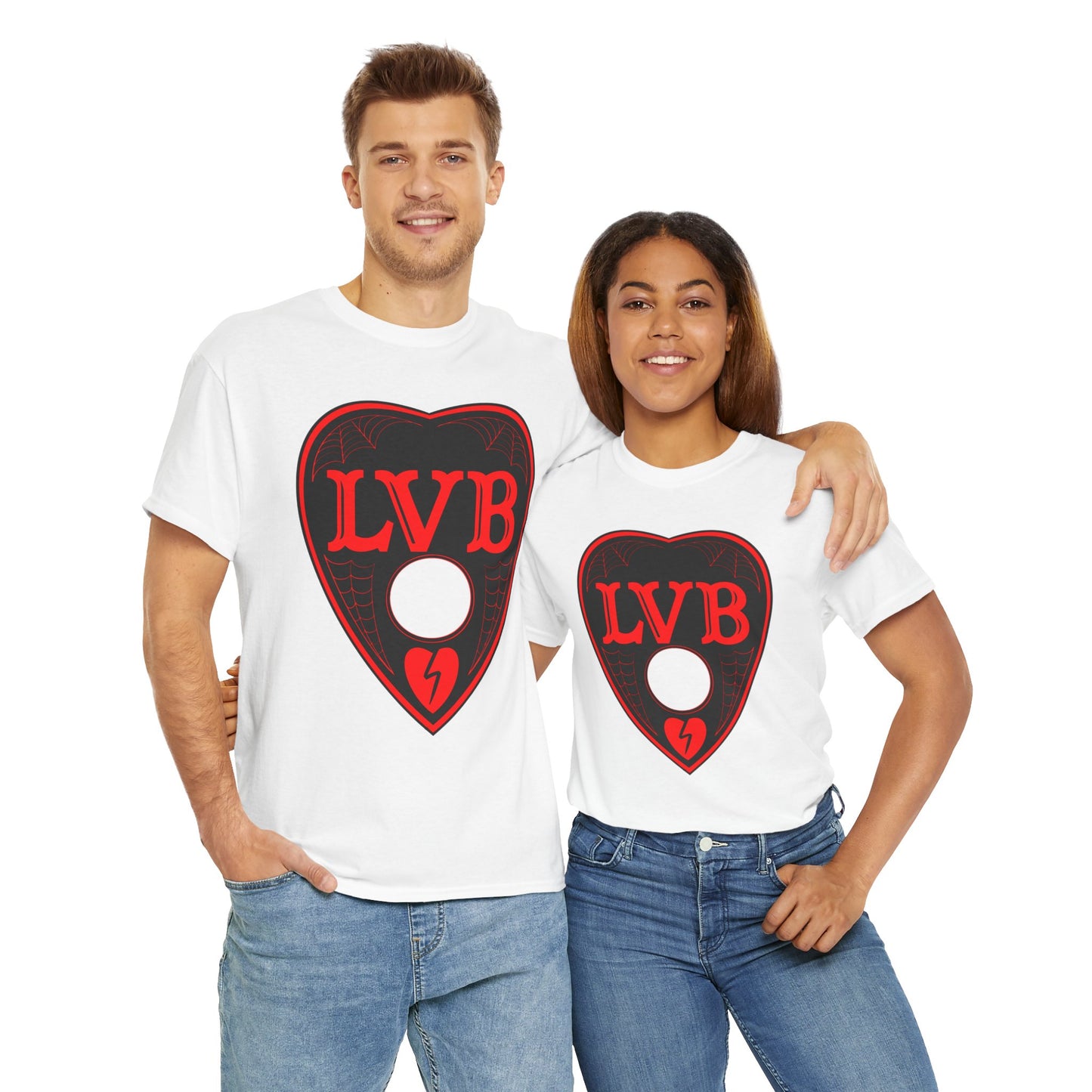 LVB Art Red Planchette Unisex Heavy Cotton Tee
