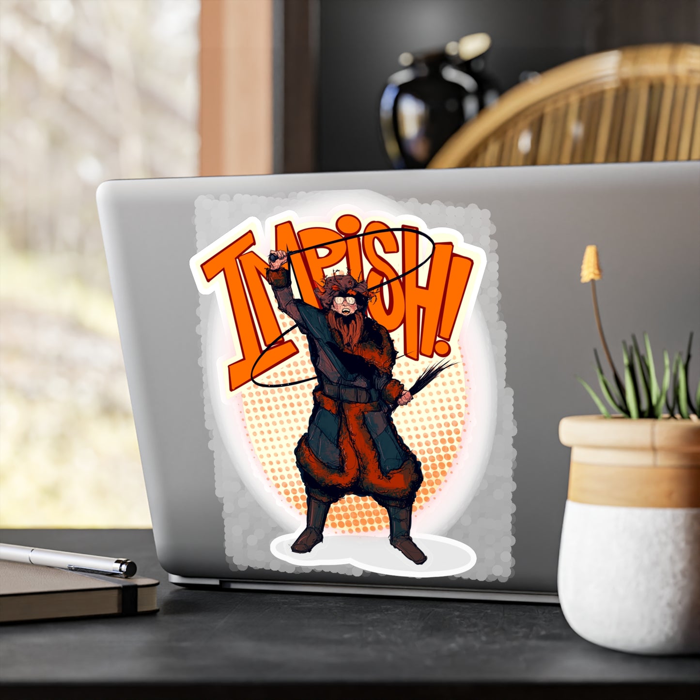 Impish Kiss-Cut Vinyl Decal