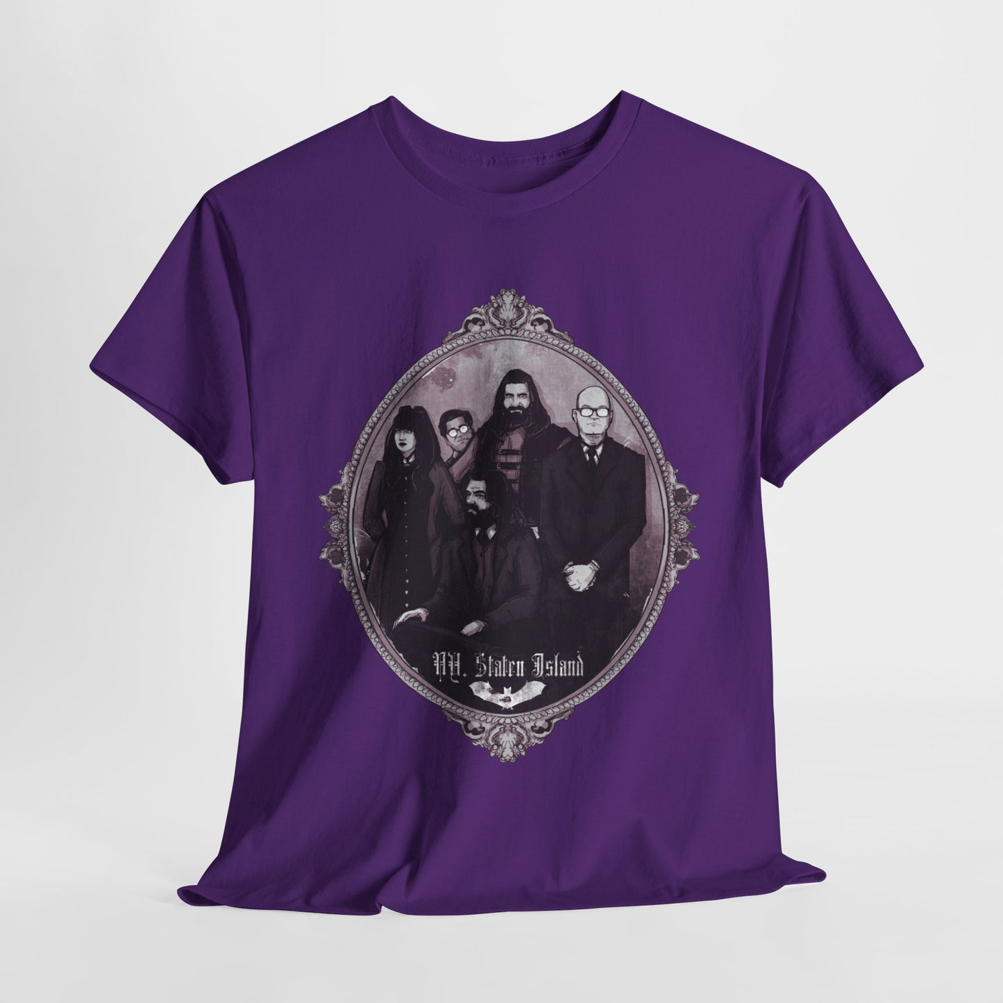 Vampire Family Portrait Unisex Heavy Cotton Tee