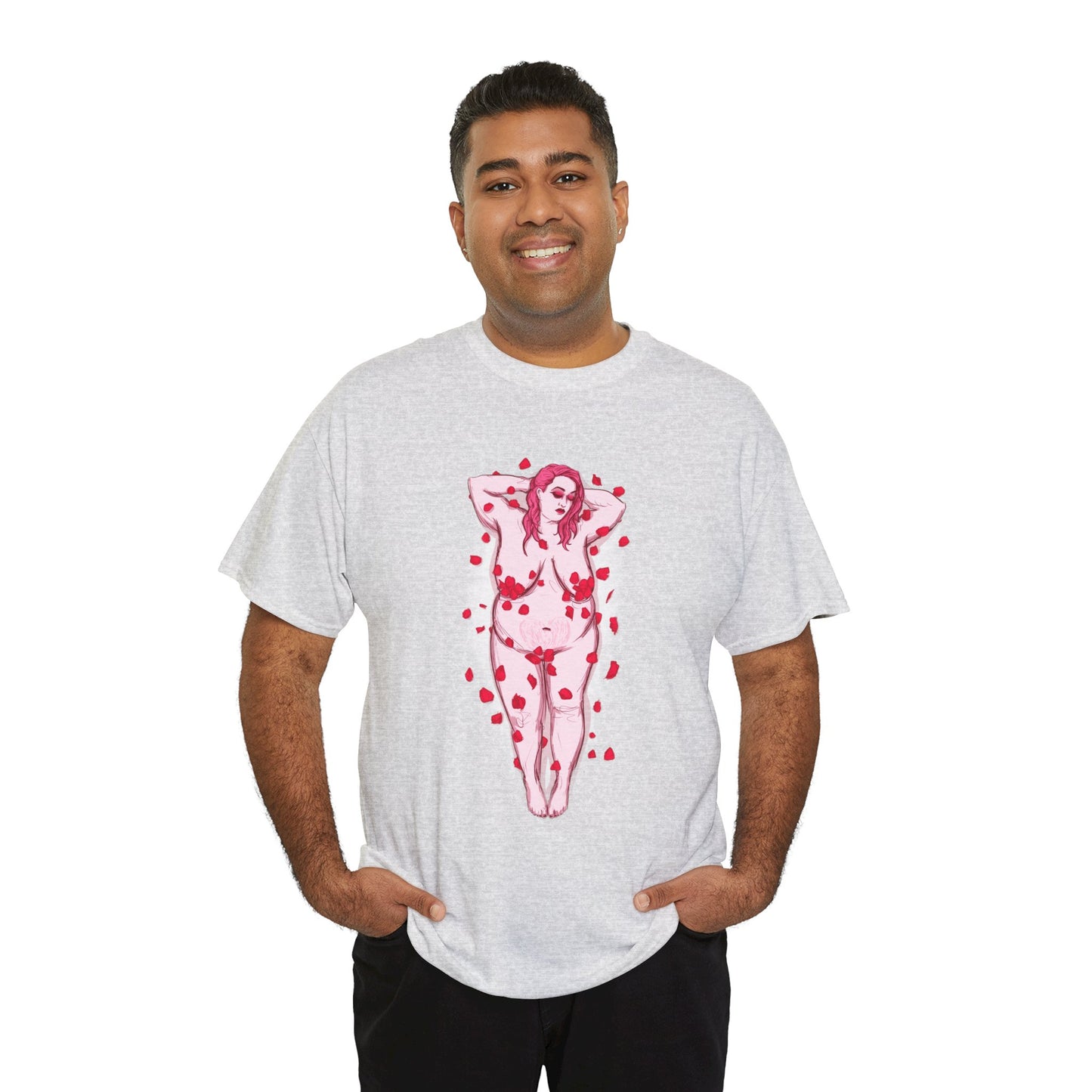 Stretch Heart Unisex Heavy Cotton Tee