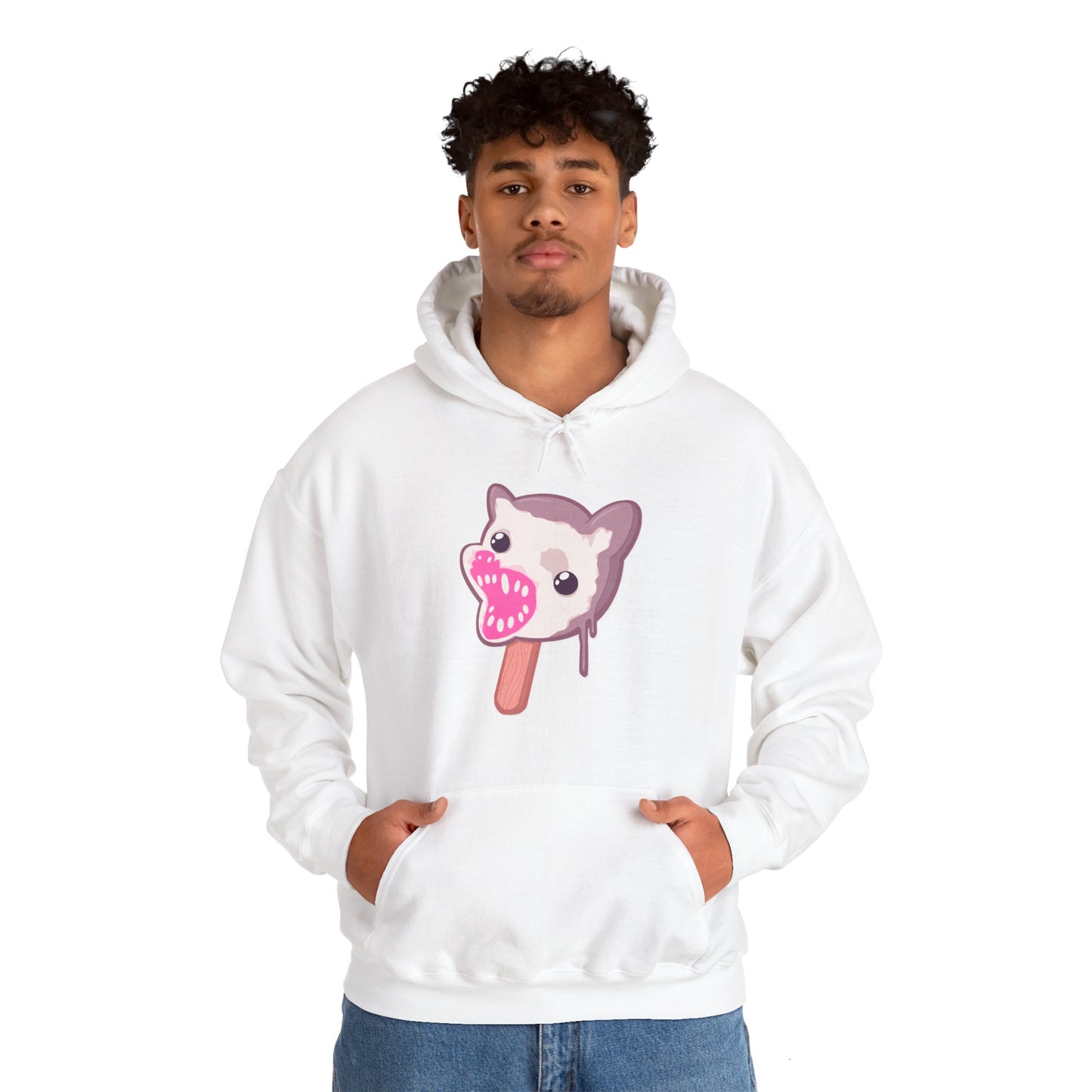 Opossum Popsicle Unisex Heavy Blend Hooded Sweatshirt
