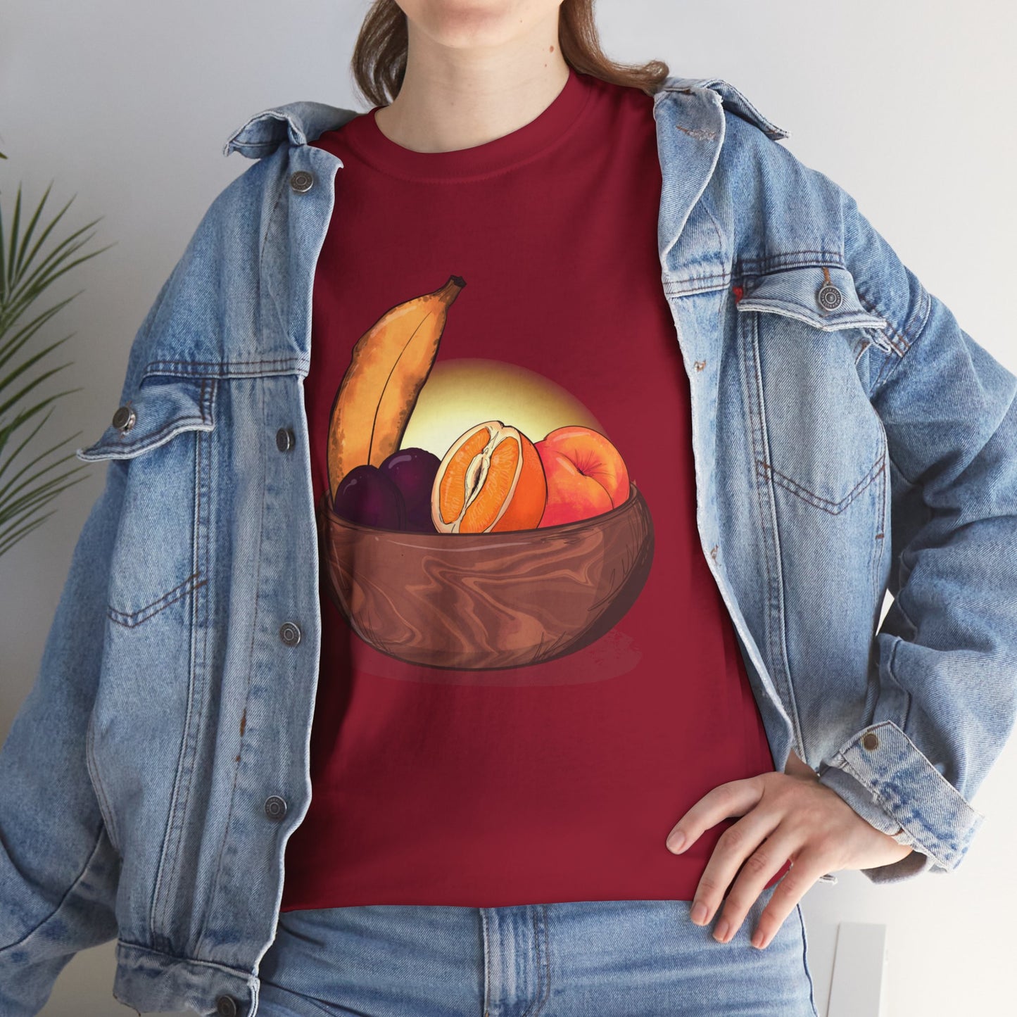 Adult Fruit Basket Unisex Heavy Cotton Tee