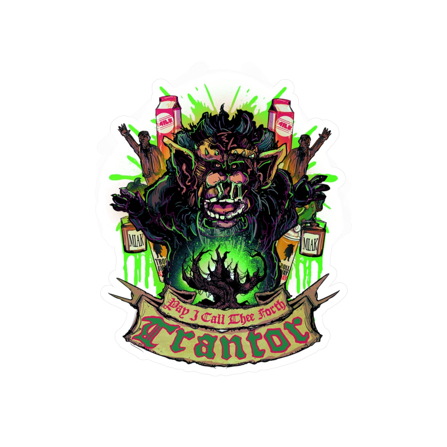 Trantor Kiss-Cut Vinyl Decal