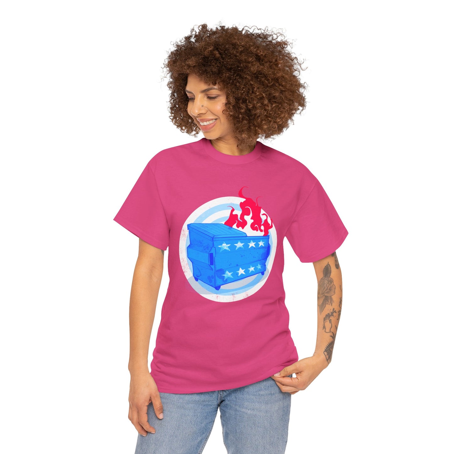 American Dumpster Firre Unisex Heavy Cotton Tee