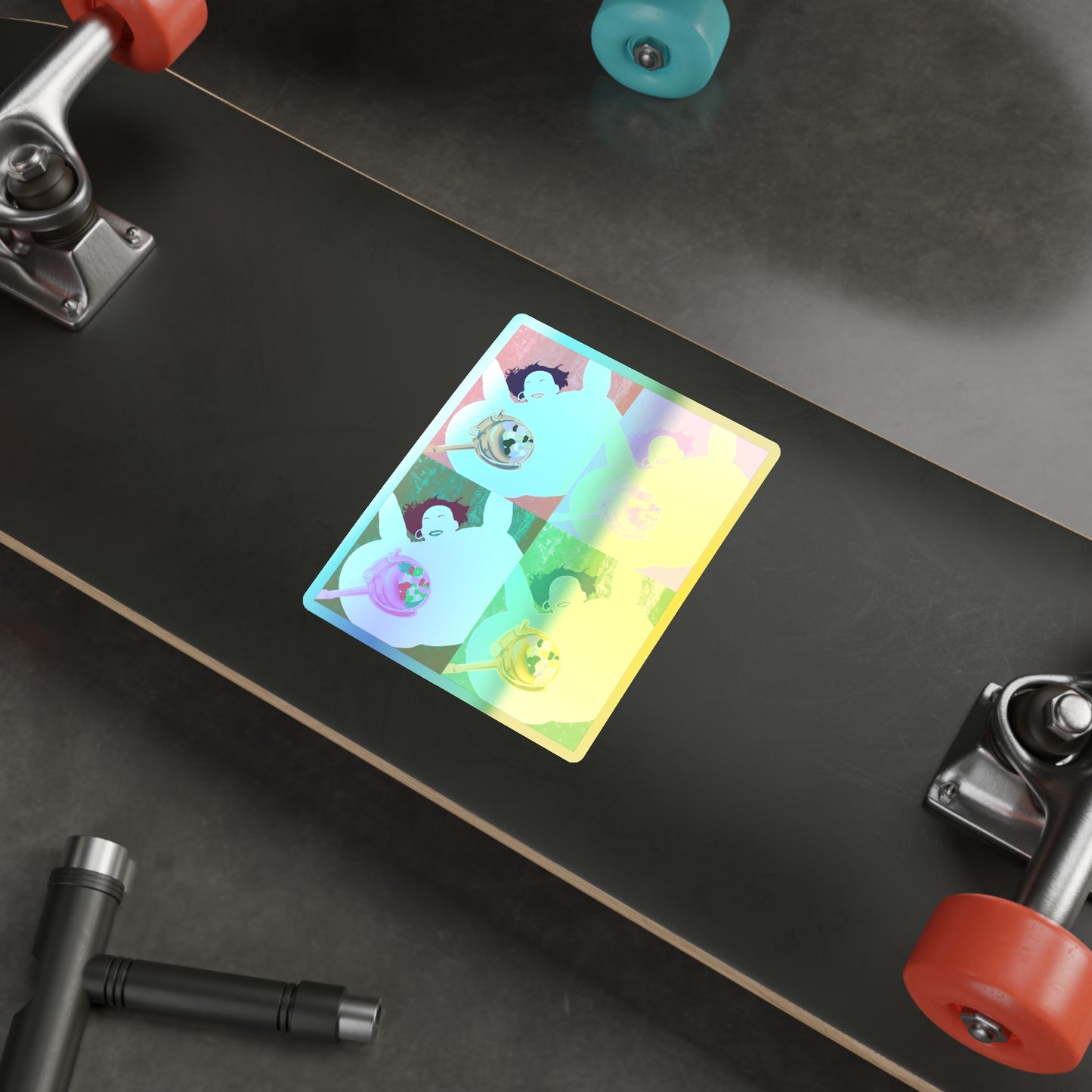 Cereal Princess Holographic Die-cut Stickers