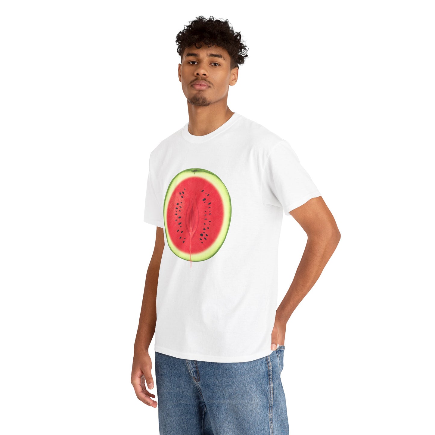 Juicy Watermelon Unisex Heavy Cotton Tee