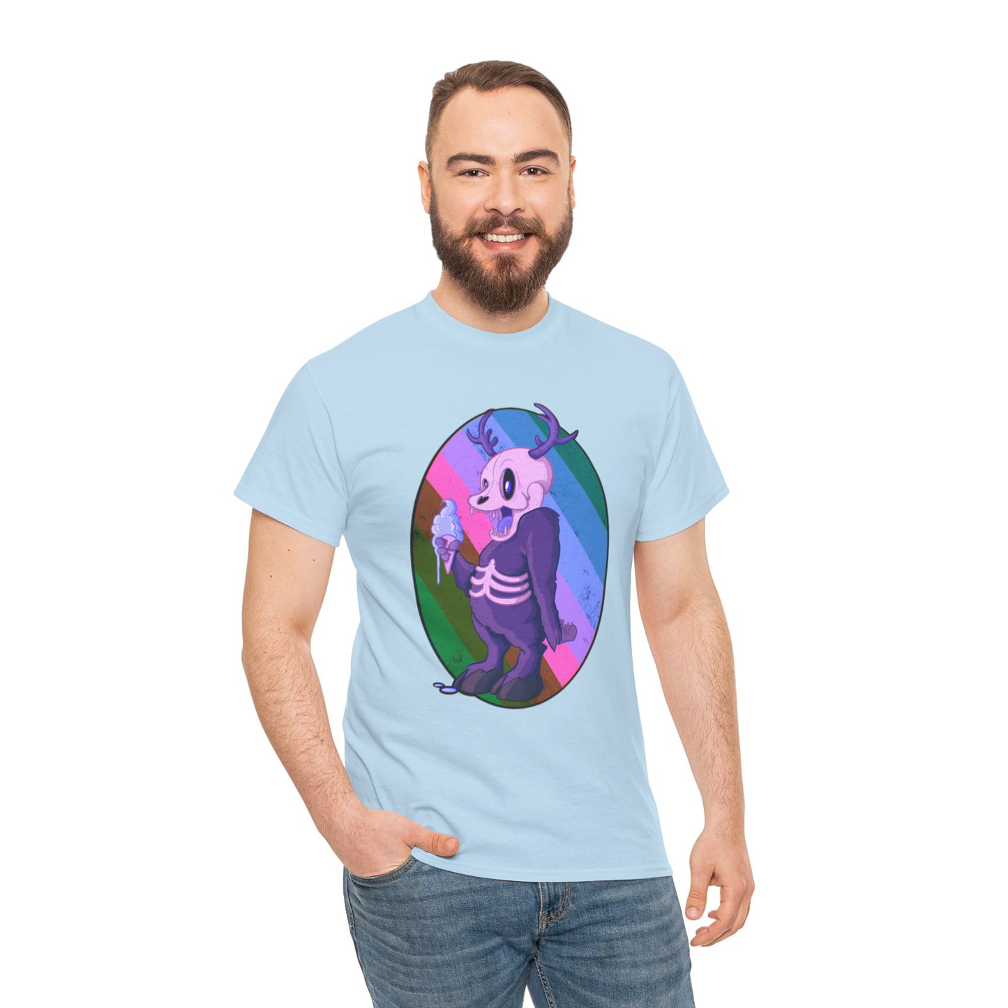 Monster Ice Cream Unisex Heavy Cotton Tee