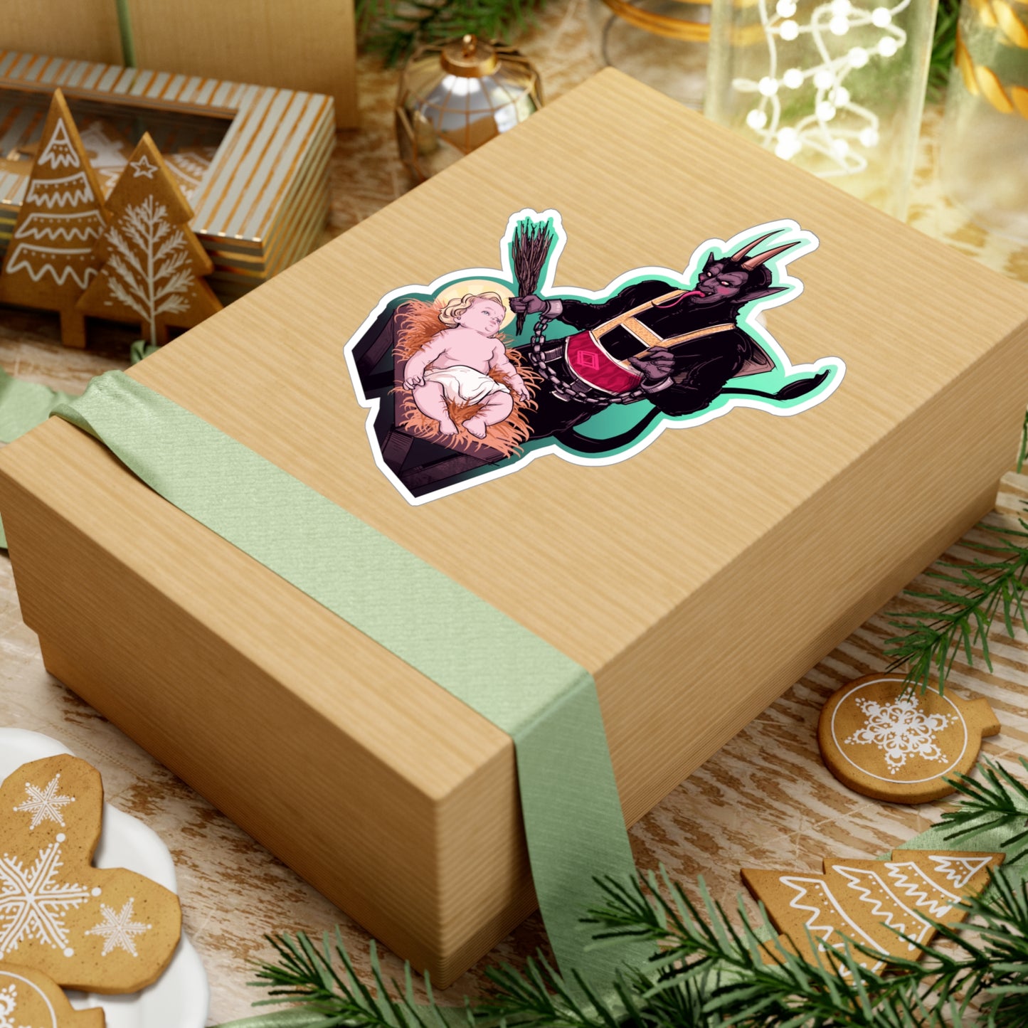 The First Krampus Kiss-Cut Vinyl Decal