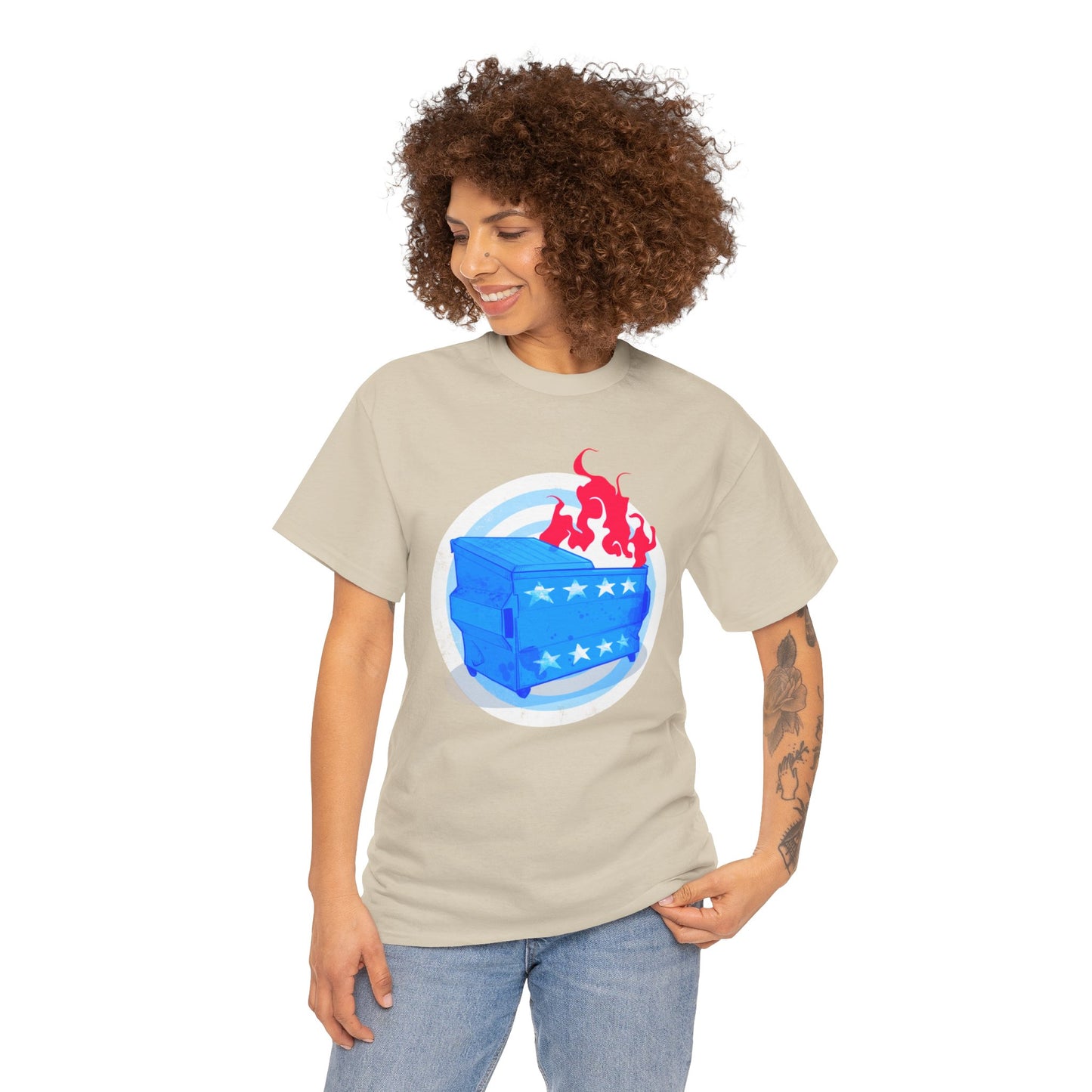 American Dumpster Firre Unisex Heavy Cotton Tee