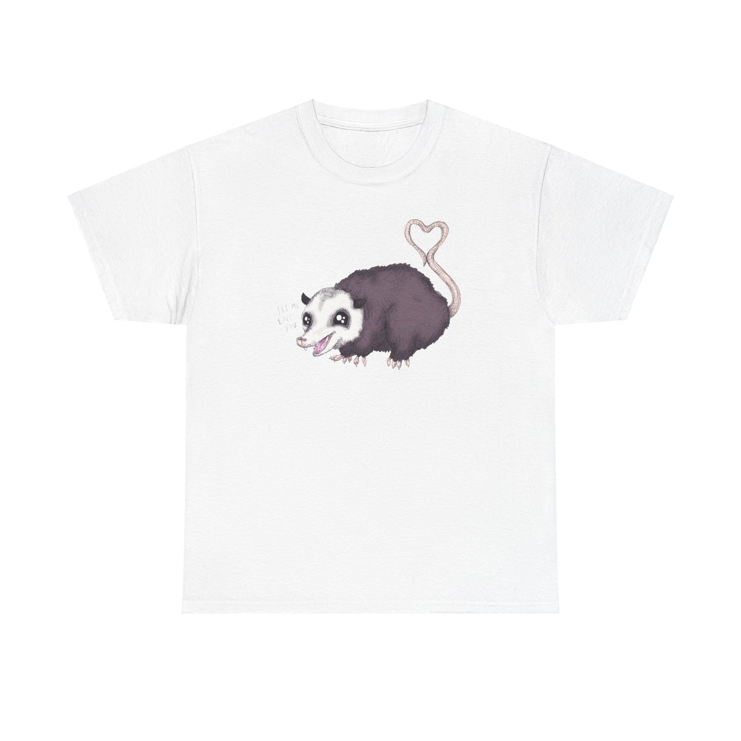 Love Opossum Unisex Heavy Cotton Tee