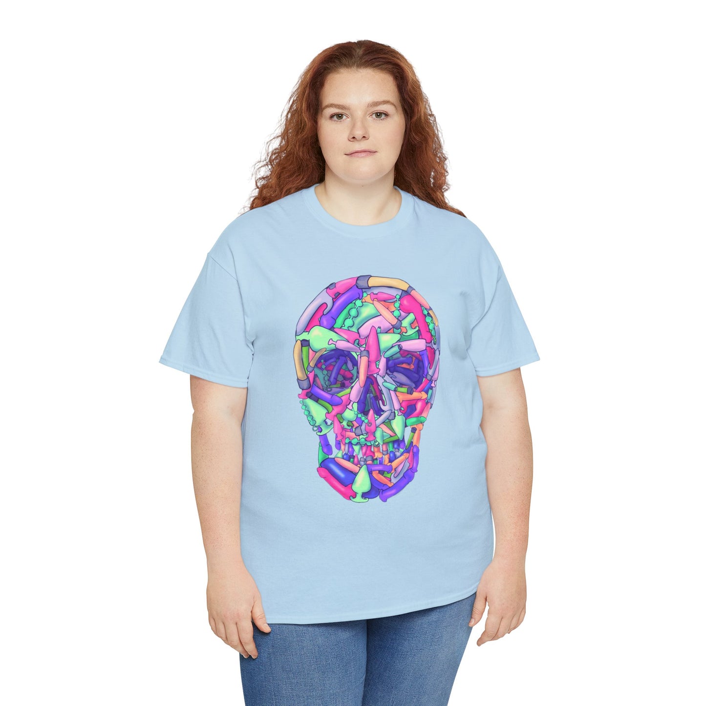 Sex Toy Skull Unisex Heavy Cotton Tee