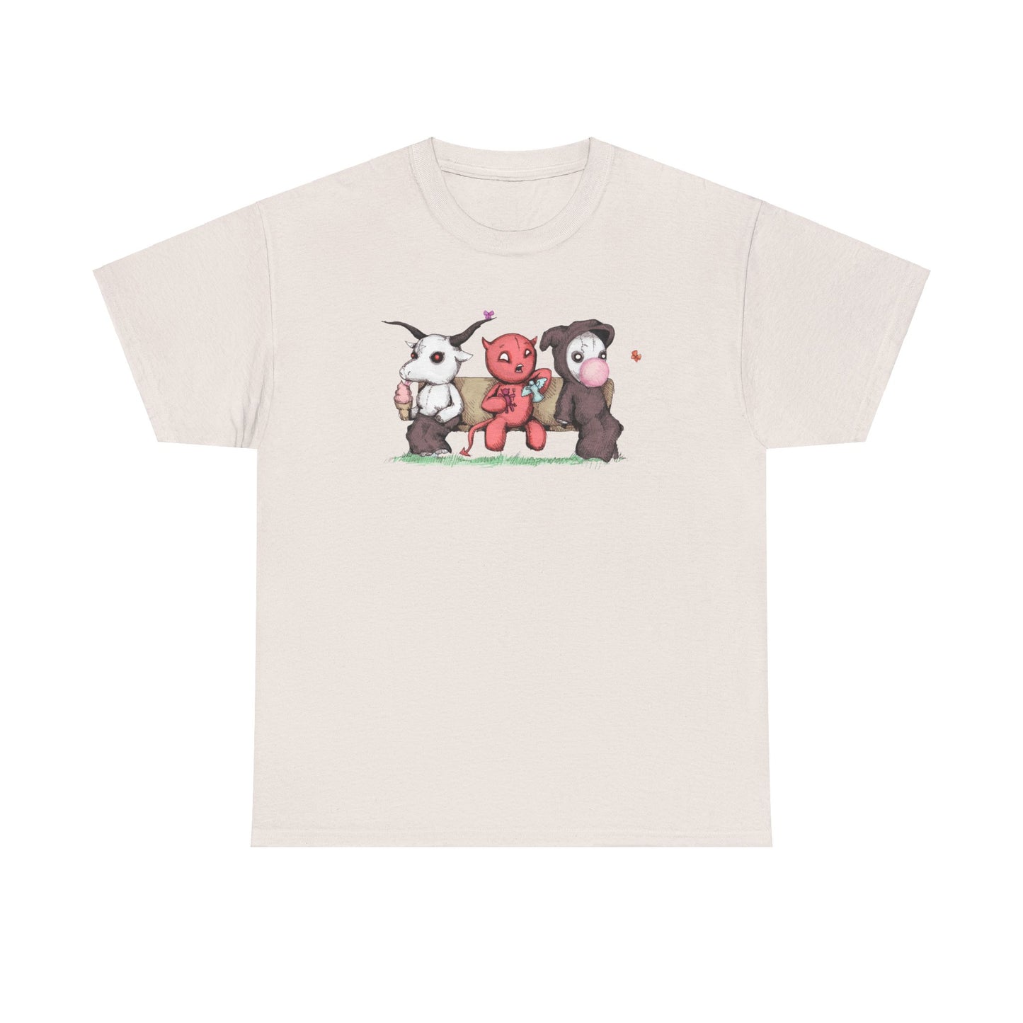 Evil Day Off Unisex Heavy Cotton Tee
