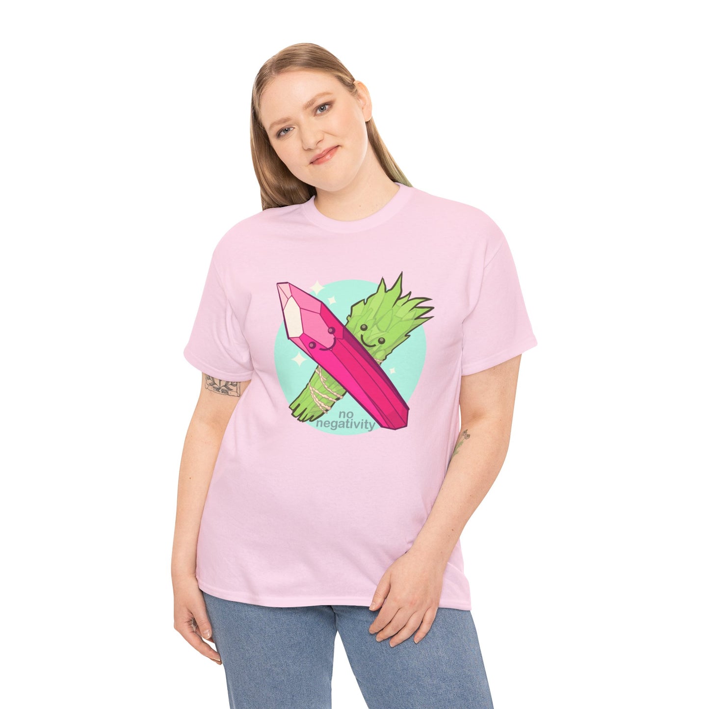 No Negativity Unisex Heavy Cotton Tee