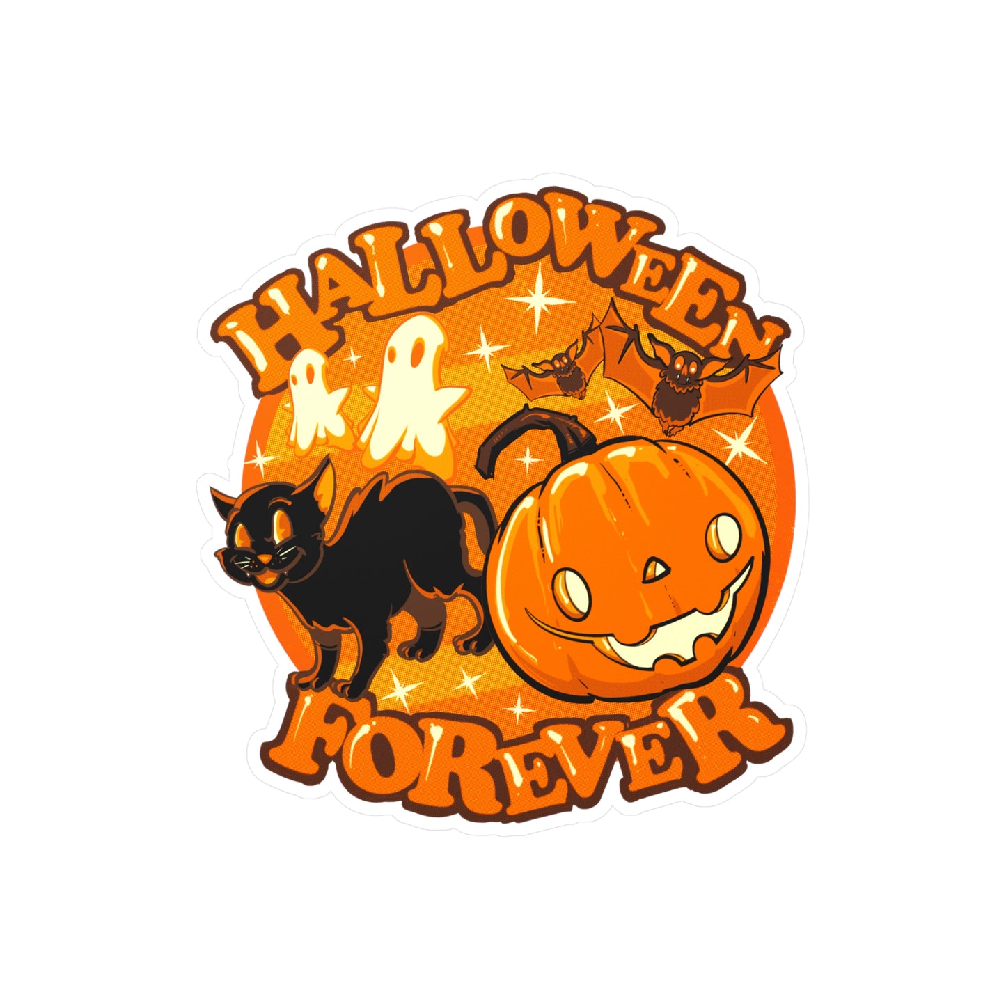 Halloween Forever Kiss-Cut Vinyl Decal