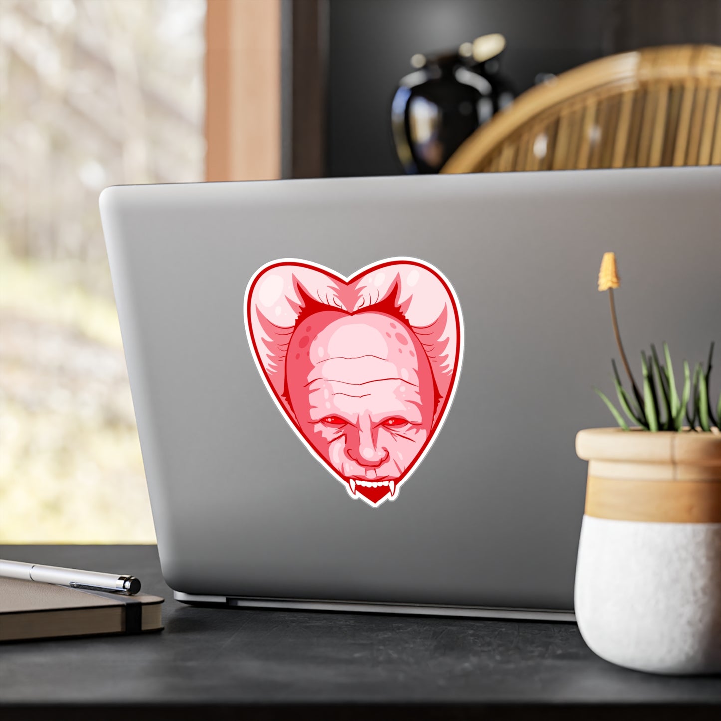 Love at First Bite Kiss-Cut Vinyl Decal