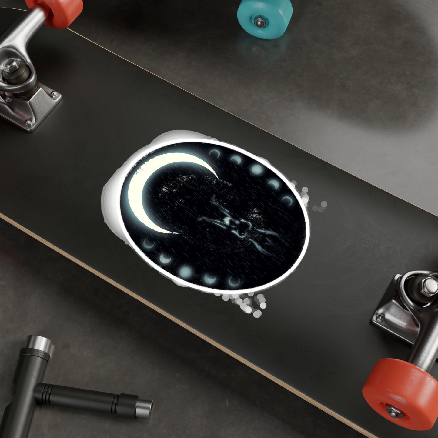 Moon Bath Kiss-Cut Vinyl Decal