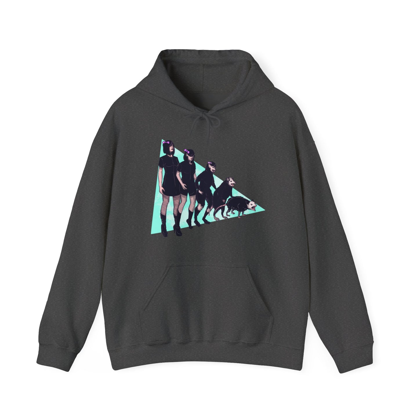 Opossum Girl Unisex Heavy Blend Hooded Sweatshirt