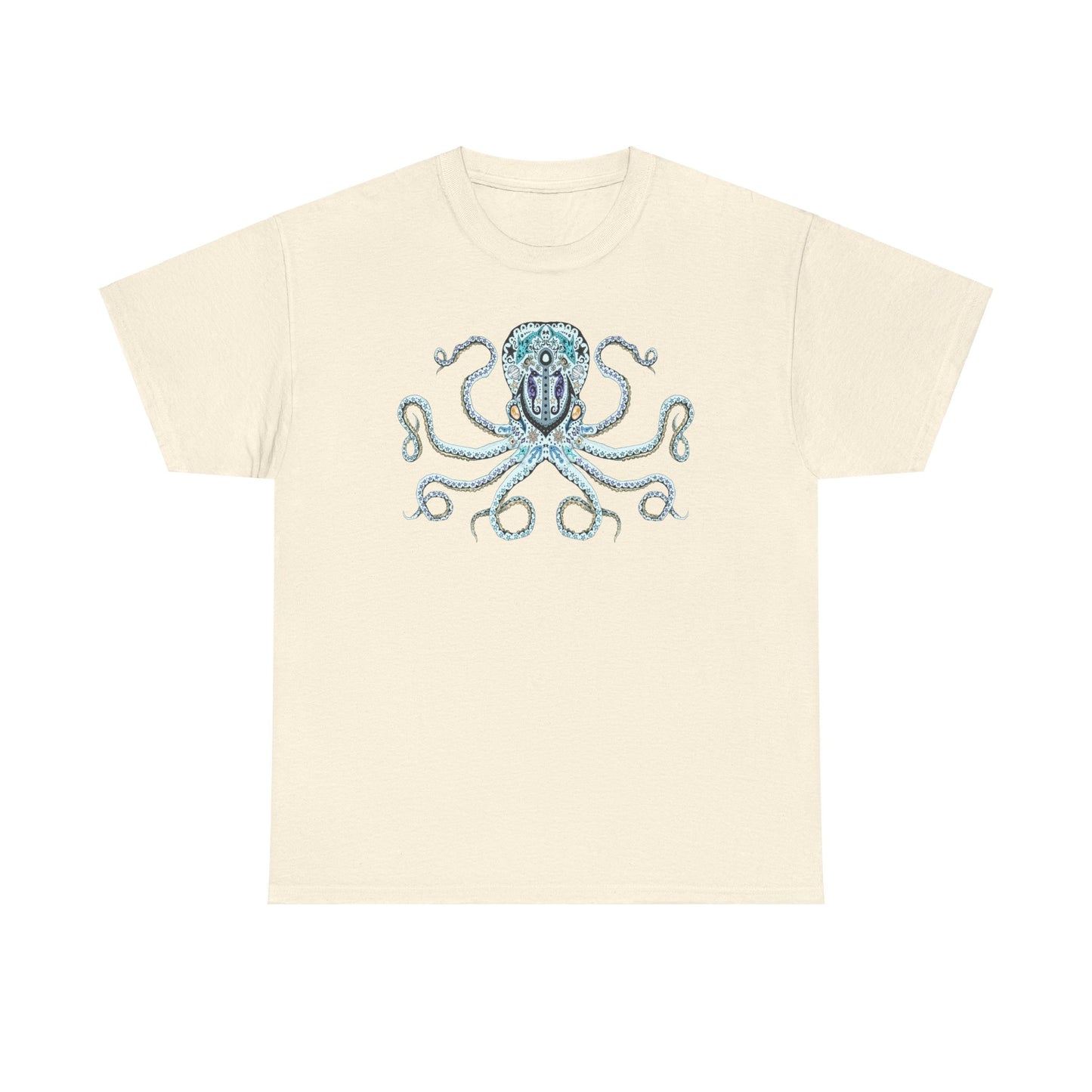 Octopus Sugar Skull Unisex Heavy Cotton Tee