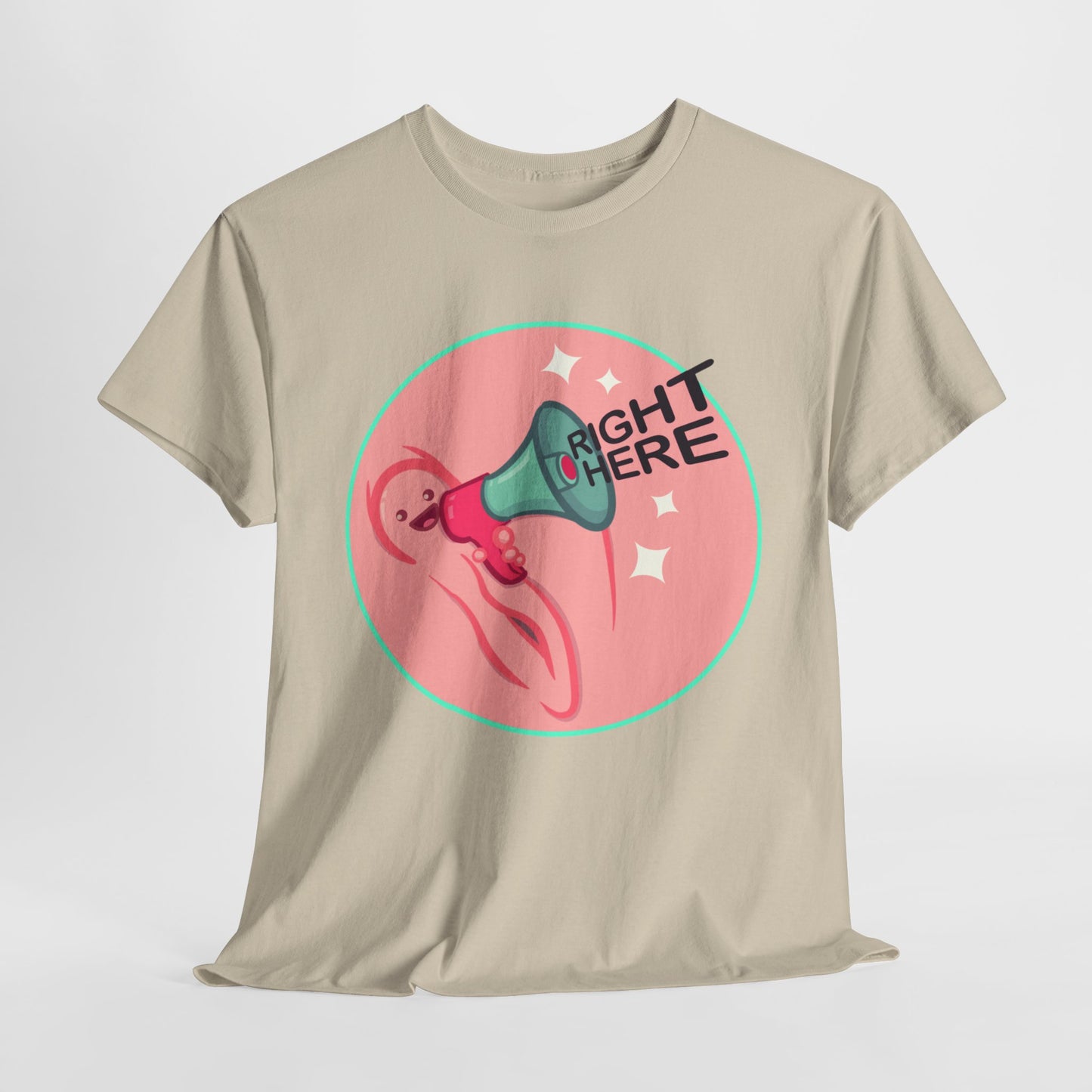 Right Here Unisex Heavy Cotton Tee