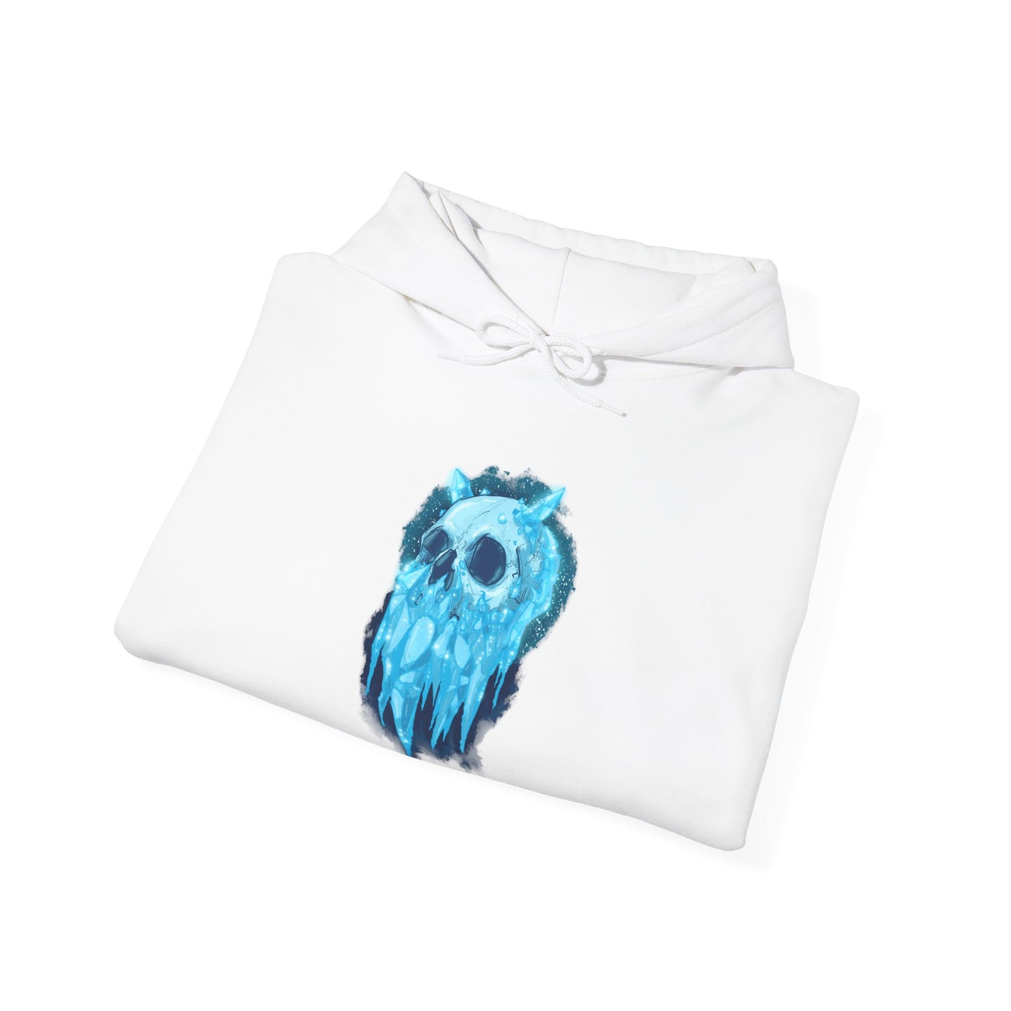 Elemental Skull Ice Unisex Heavy Blend Hooded Sweatshirt