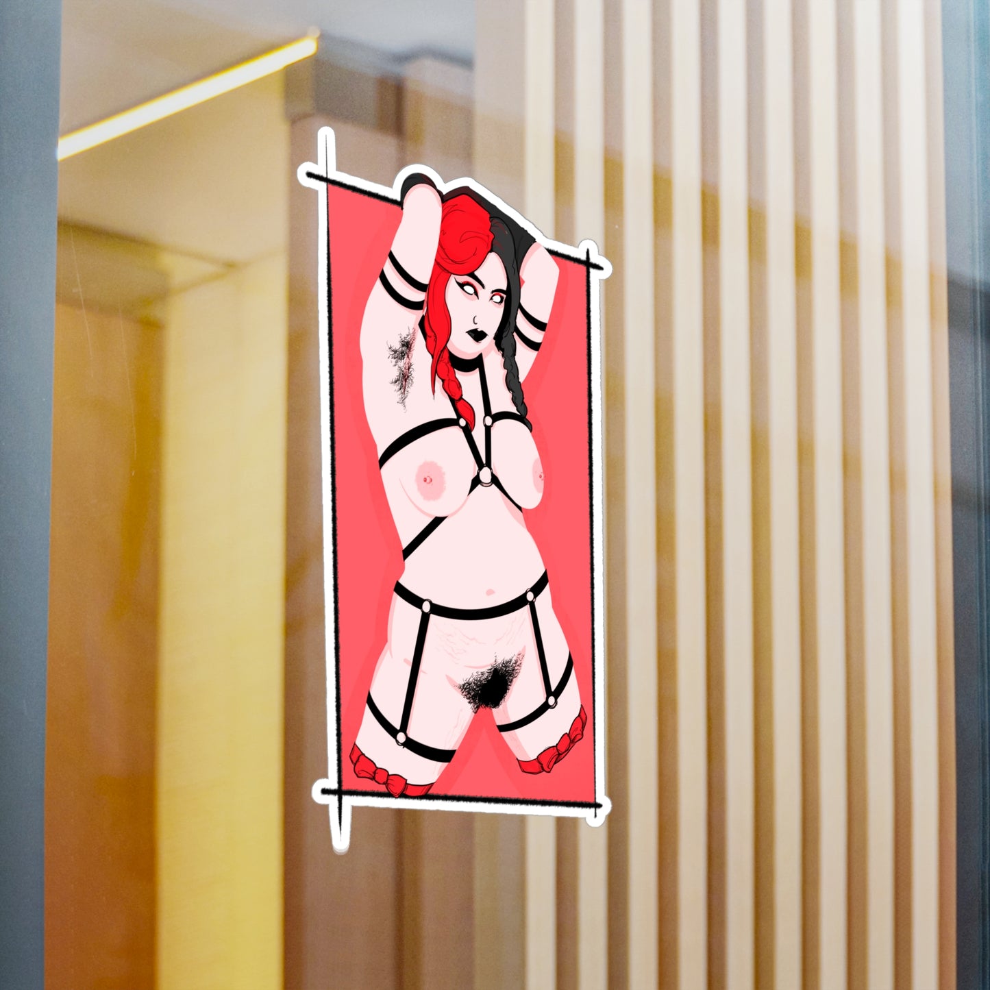 Natural Queen Kiss-Cut Vinyl Decal