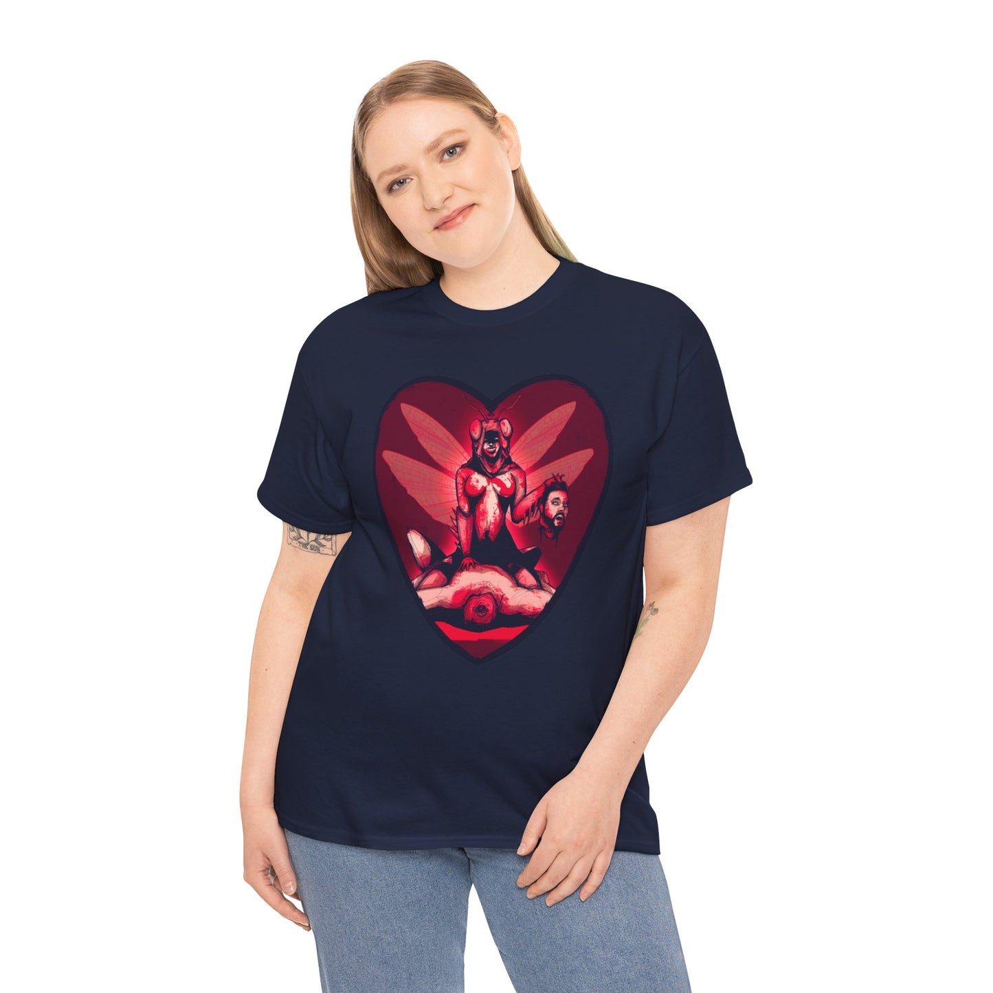 Praying Mantis Unisex Heavy Cotton Tee