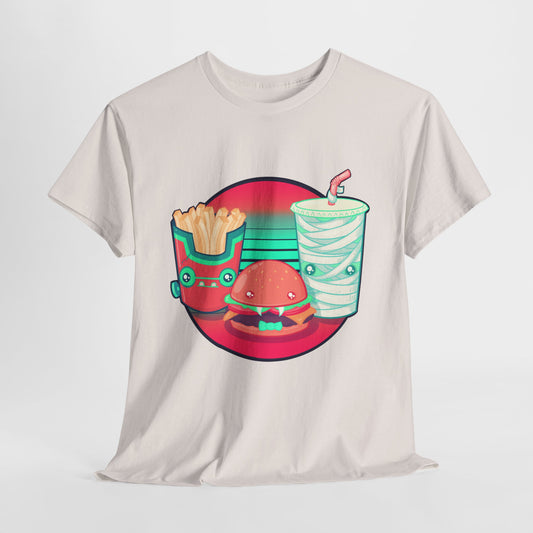 Spooky Fast Food Unisex Heavy Cotton Tee