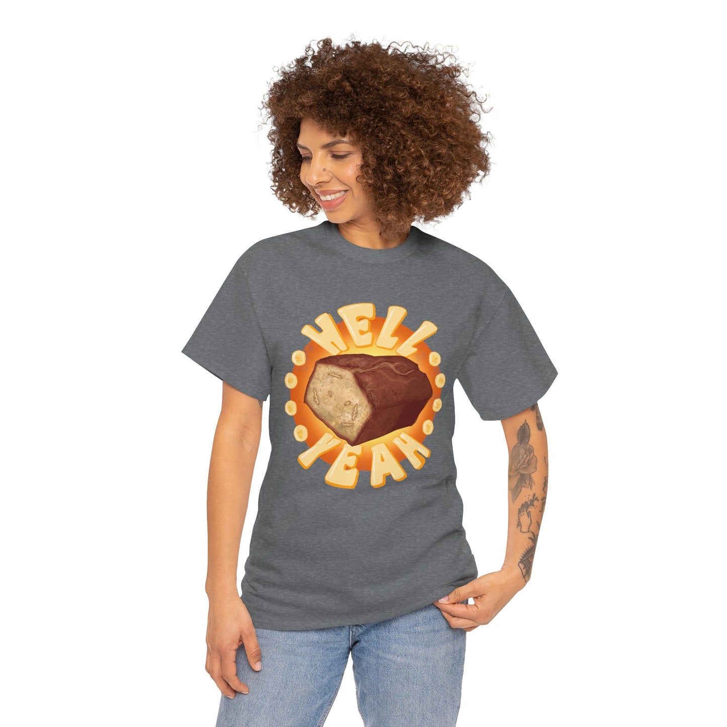 Banana Bread At Work Unisex Heavy Cotton Tee