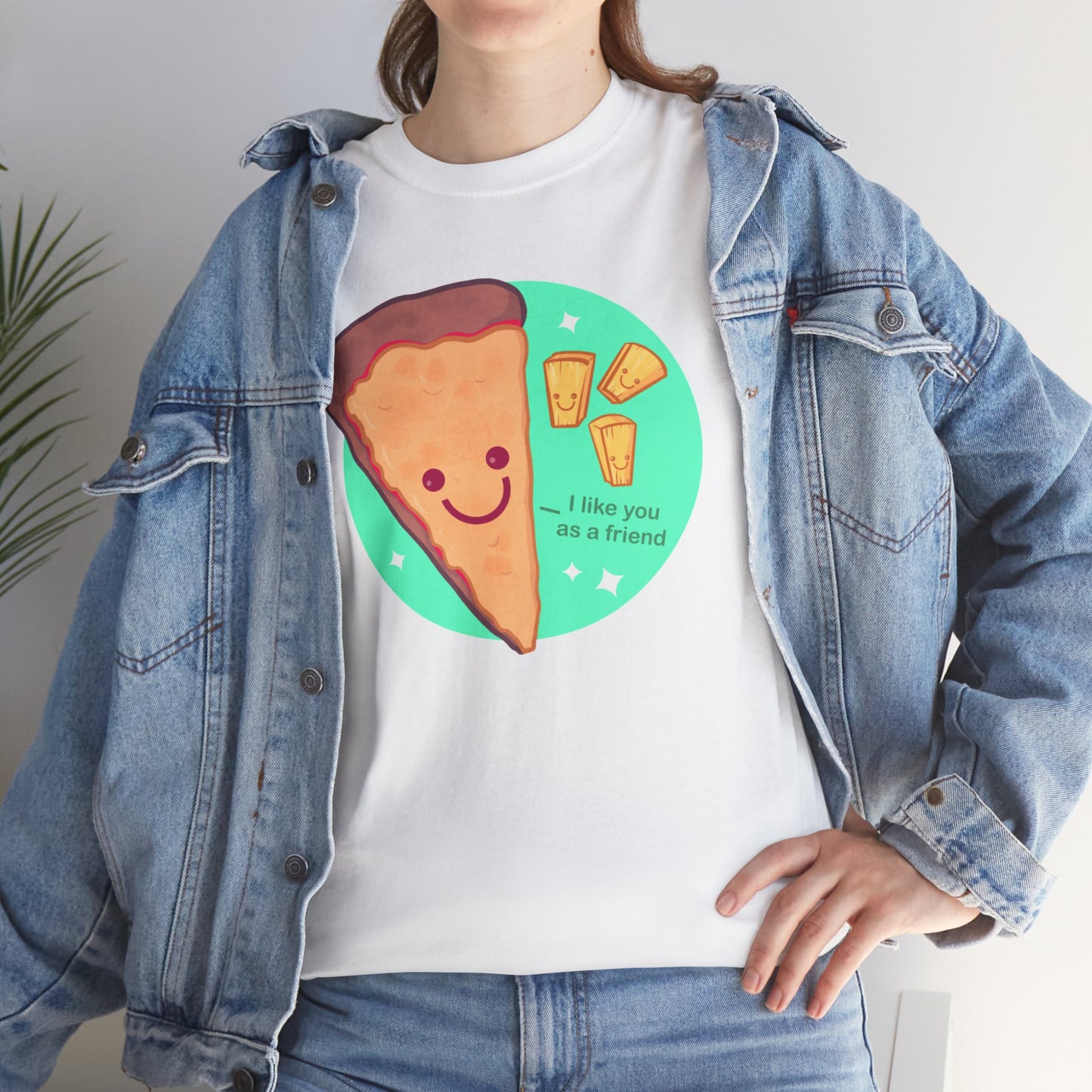 Just Friends Unisex Heavy Cotton Tee