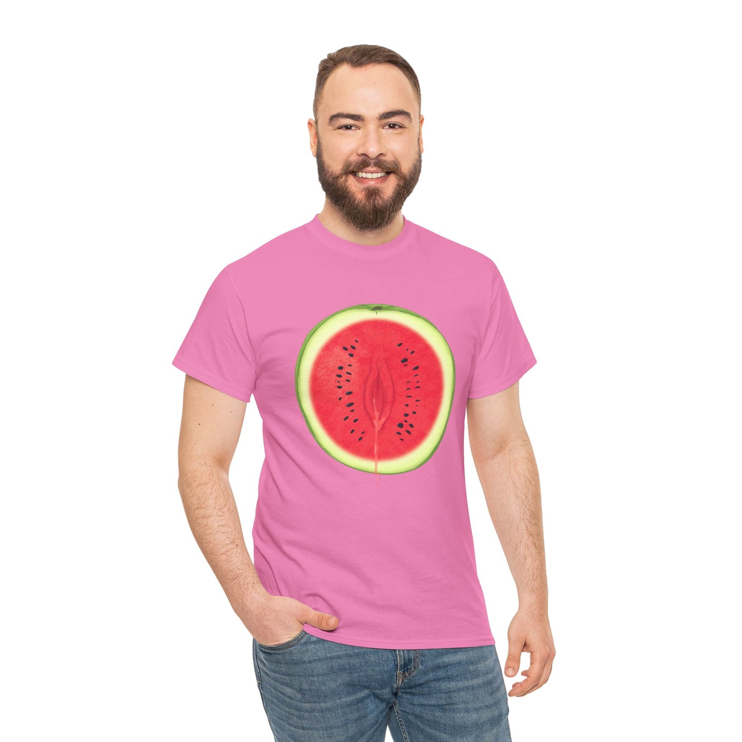 Juicy Watermelon Unisex Heavy Cotton Tee