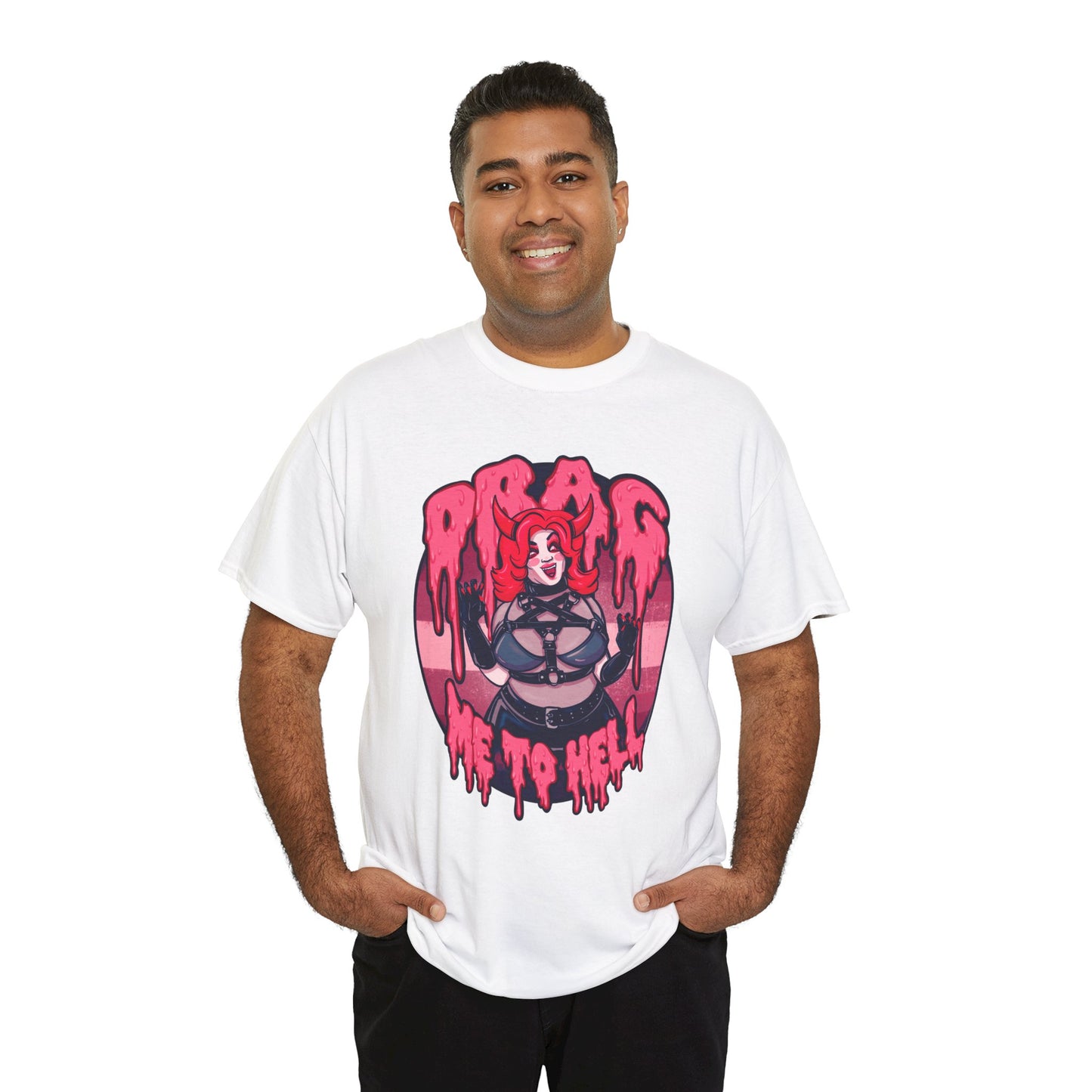 Drag Me To Hell Unisex Heavy Cotton Tee
