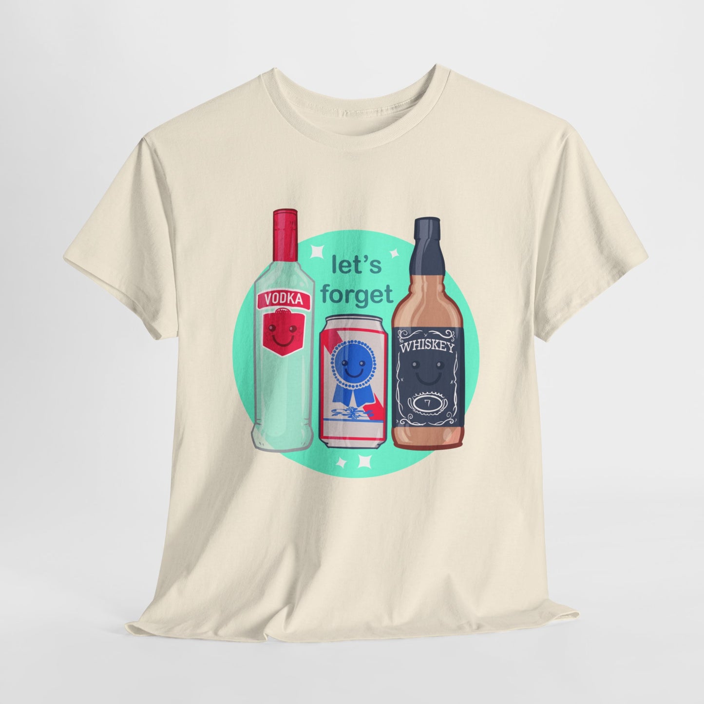 Let's Forget Unisex Heavy Cotton Tee