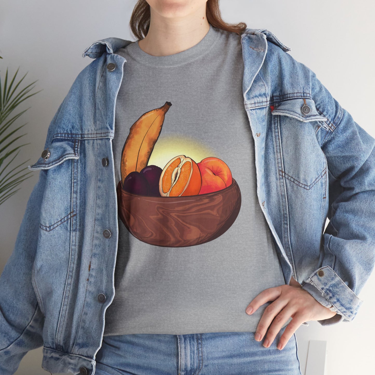 Adult Fruit Basket Unisex Heavy Cotton Tee