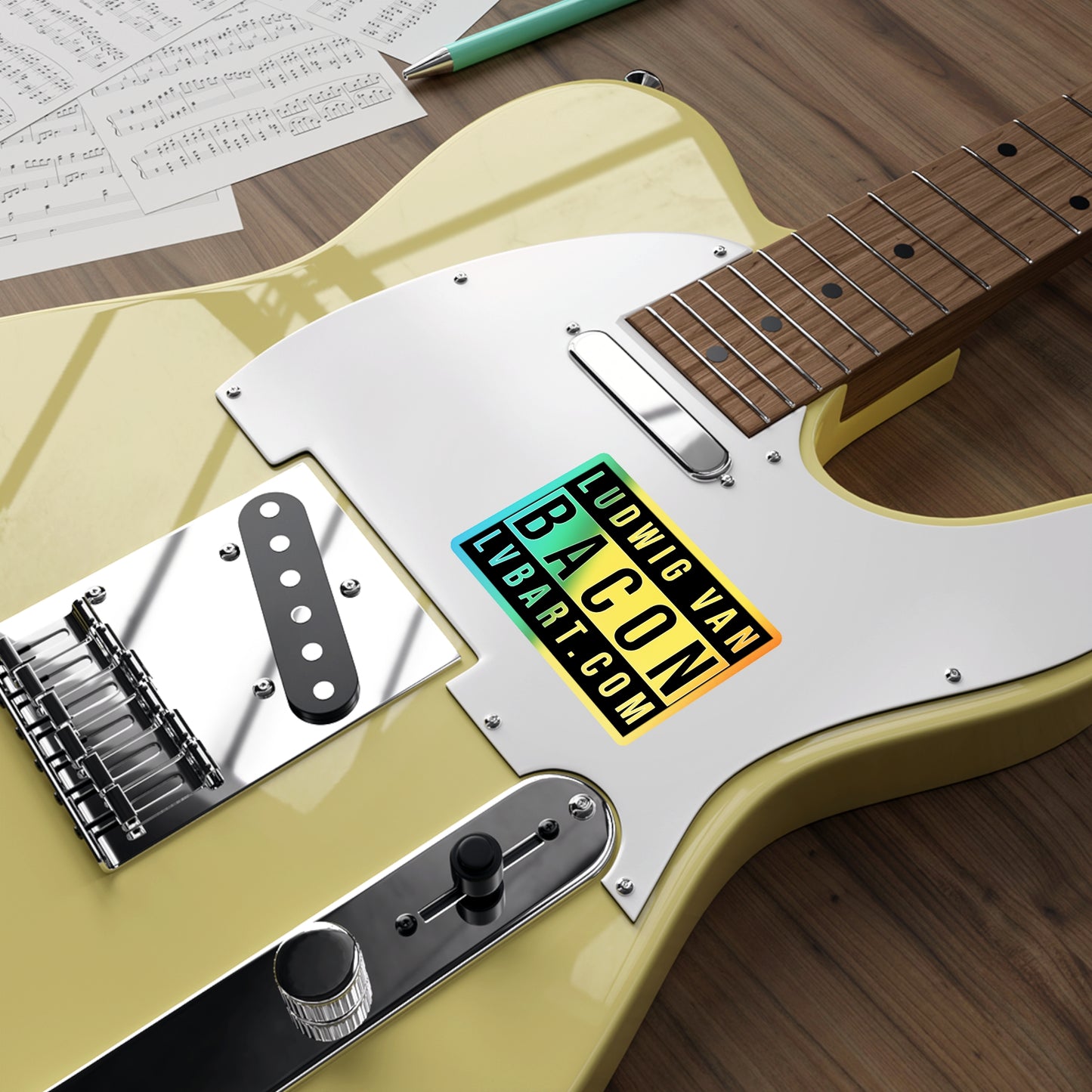 LVB Art Advisory Holographic Die-cut Stickers