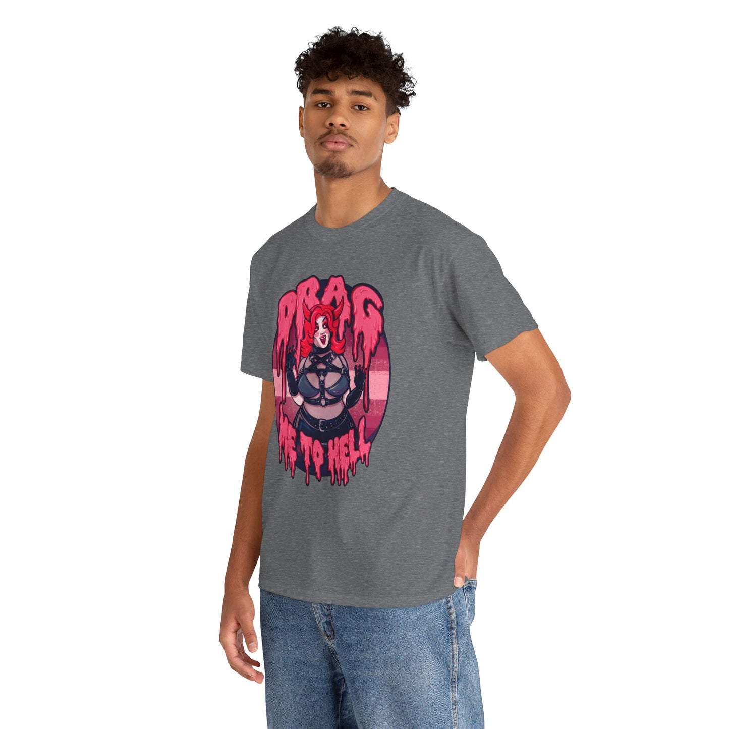 Drag Me To Hell Unisex Heavy Cotton Tee