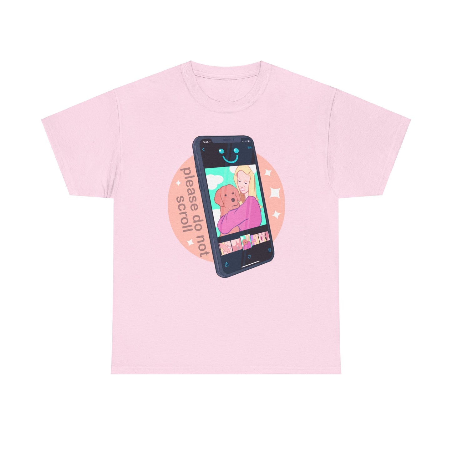Don't Scroll Unisex Heavy Cotton Tee