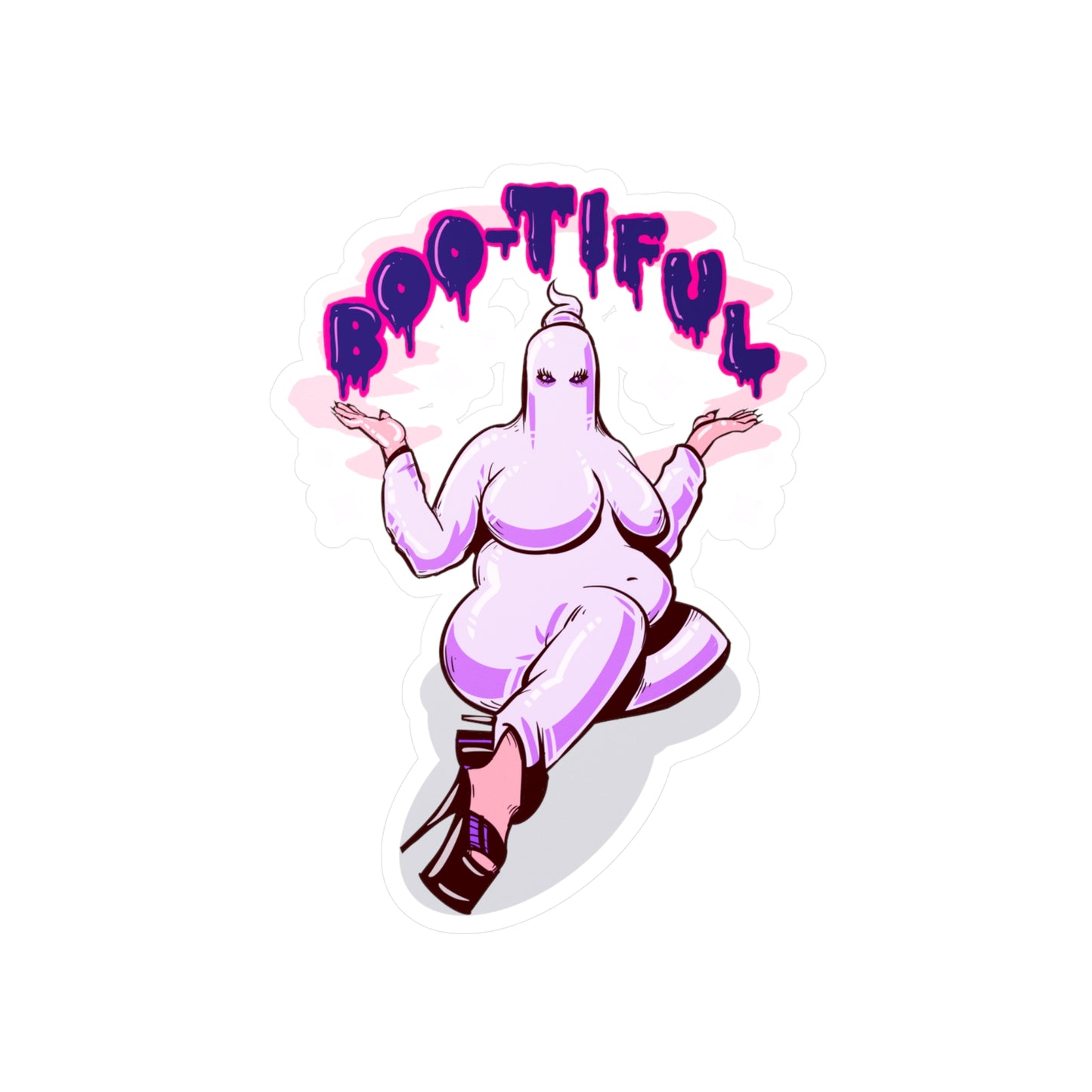 Boo-Tiful Kiss-Cut Vinyl Decal