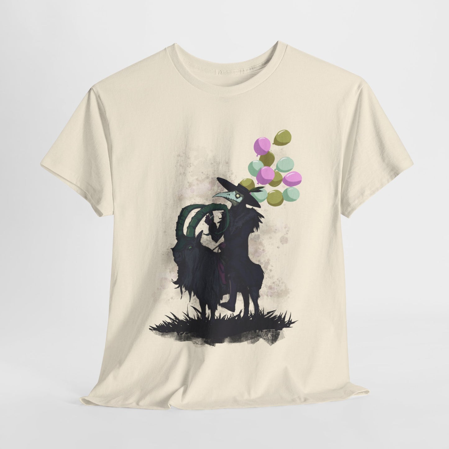 Plague Doctor Balloons Unisex Heavy Cotton Tee