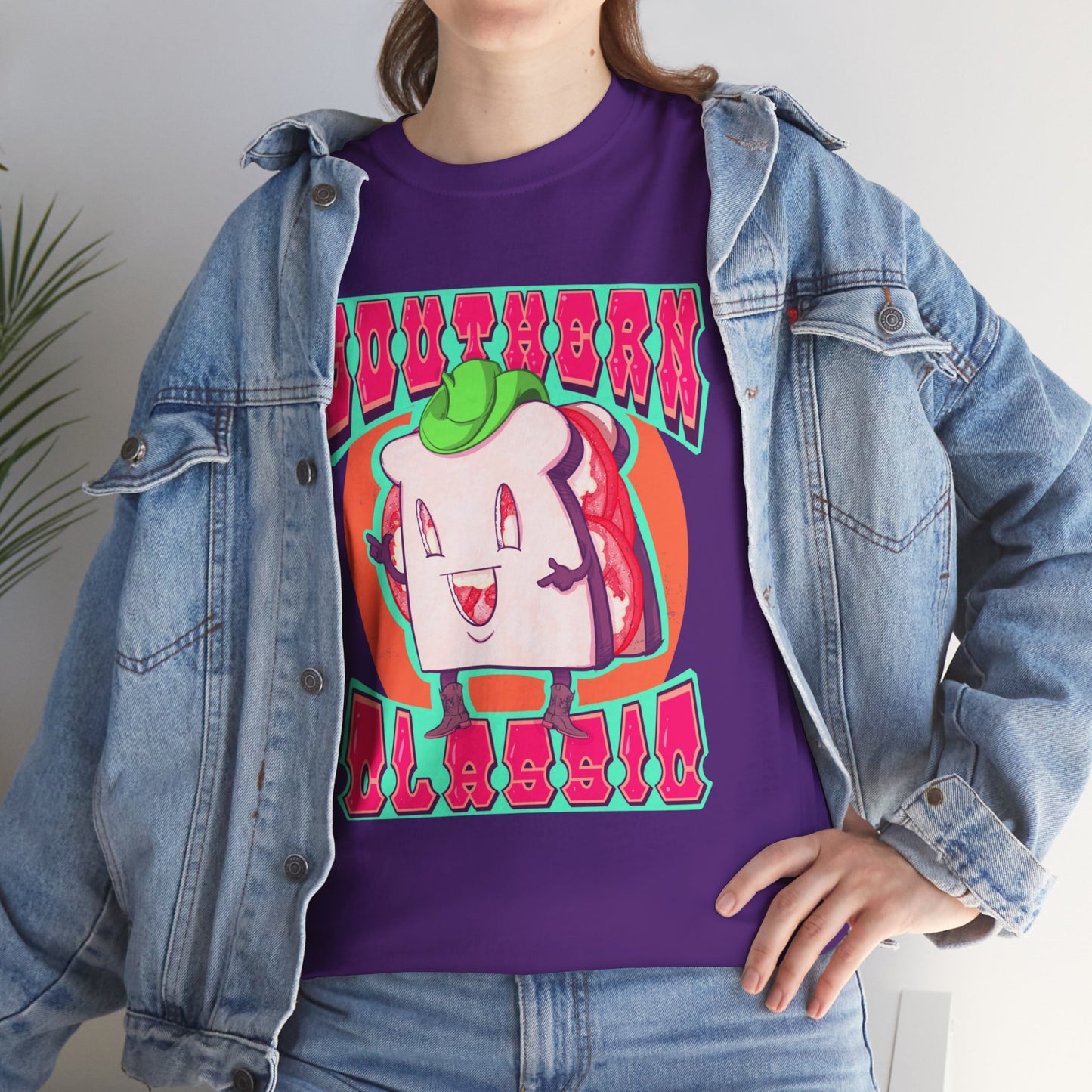 Tomato Sandwich Unisex Heavy Cotton Tee