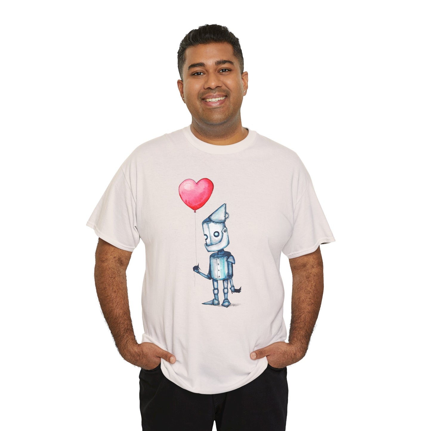 Tinman Gets A Heart Unisex Heavy Cotton Tee