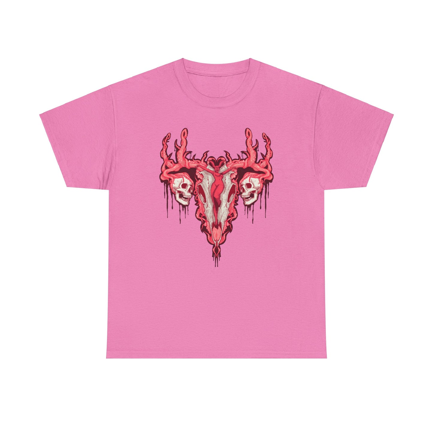 Uterus From Hell Unisex Heavy Cotton Tee